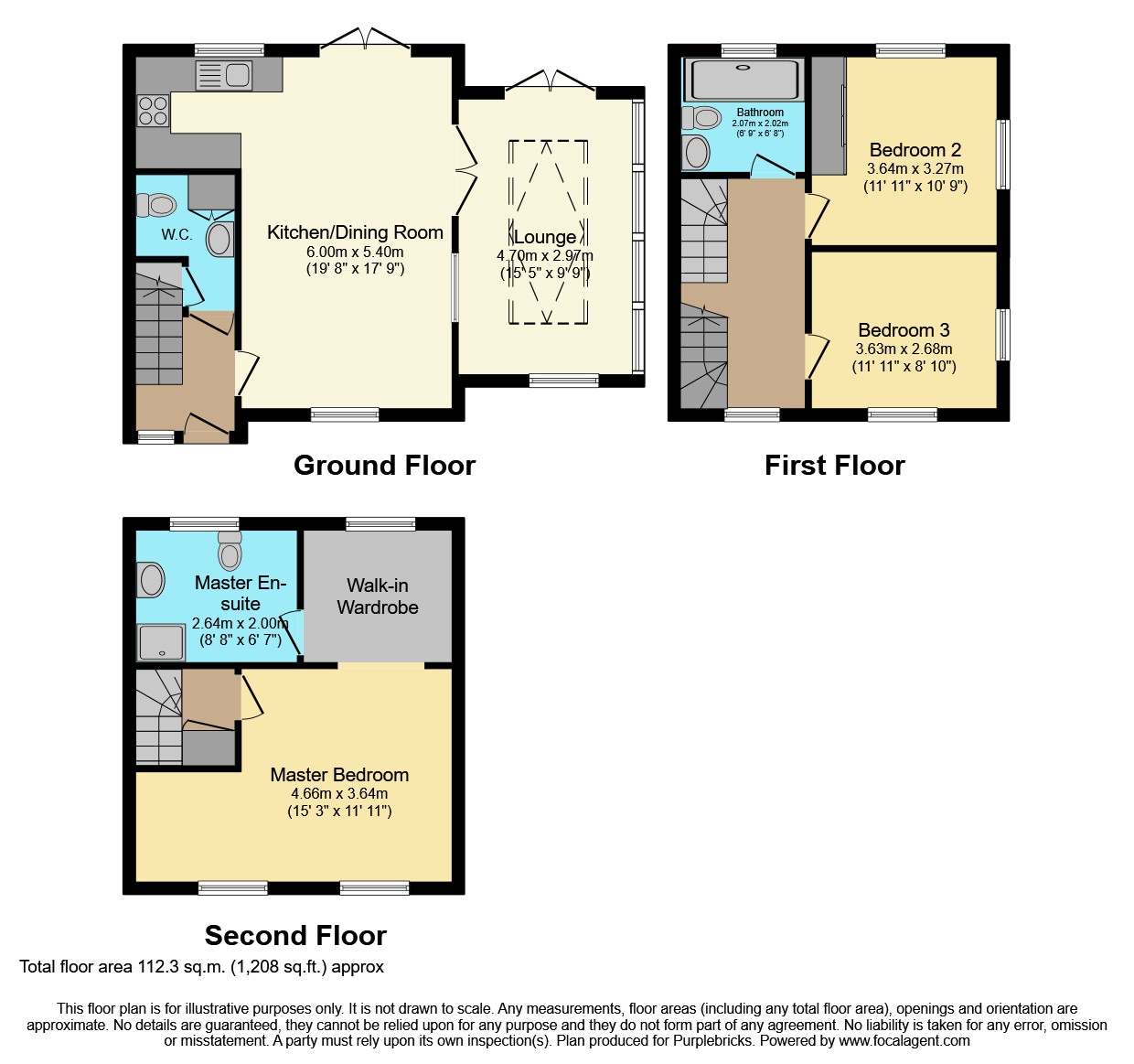 Ward View, Chatham ME5, 3 bedroom town house for sale 64141172
