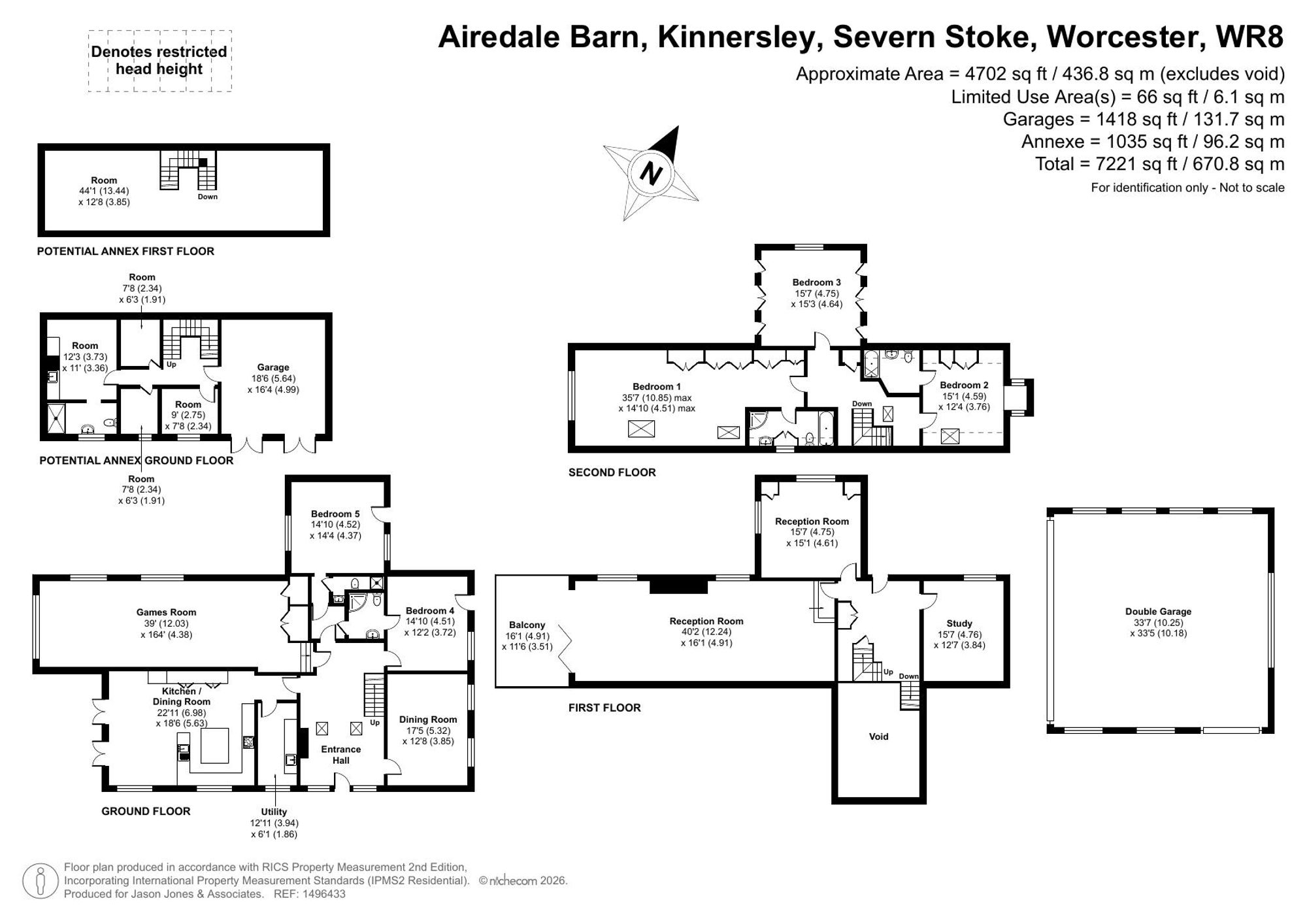 Airedale Barn Kinnersley, Worcester floorplan