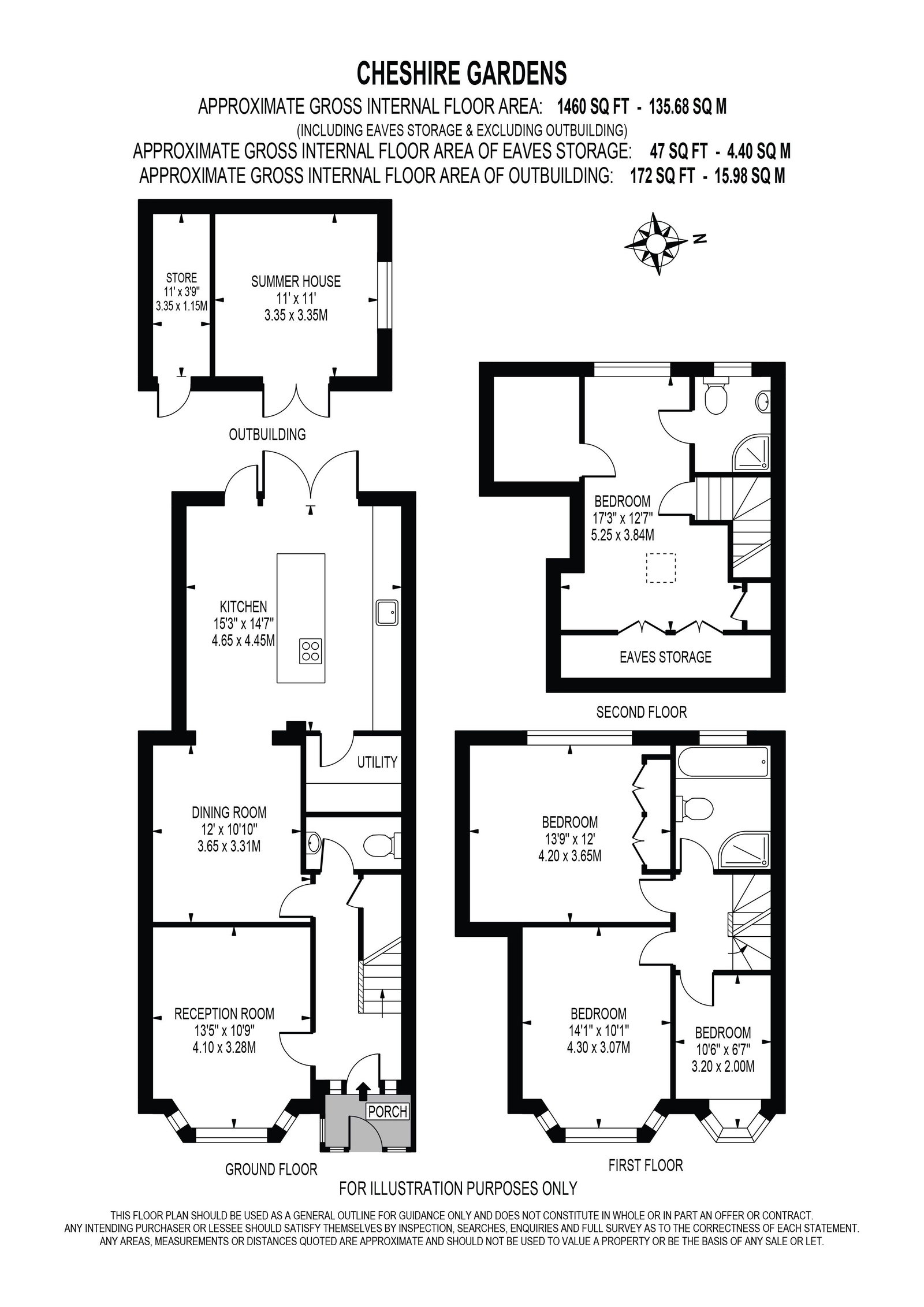 36, Cheshire Gardens, Chessington floorplan