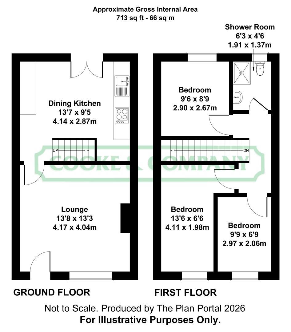 27, Oak Street, Tyldesley floorplan