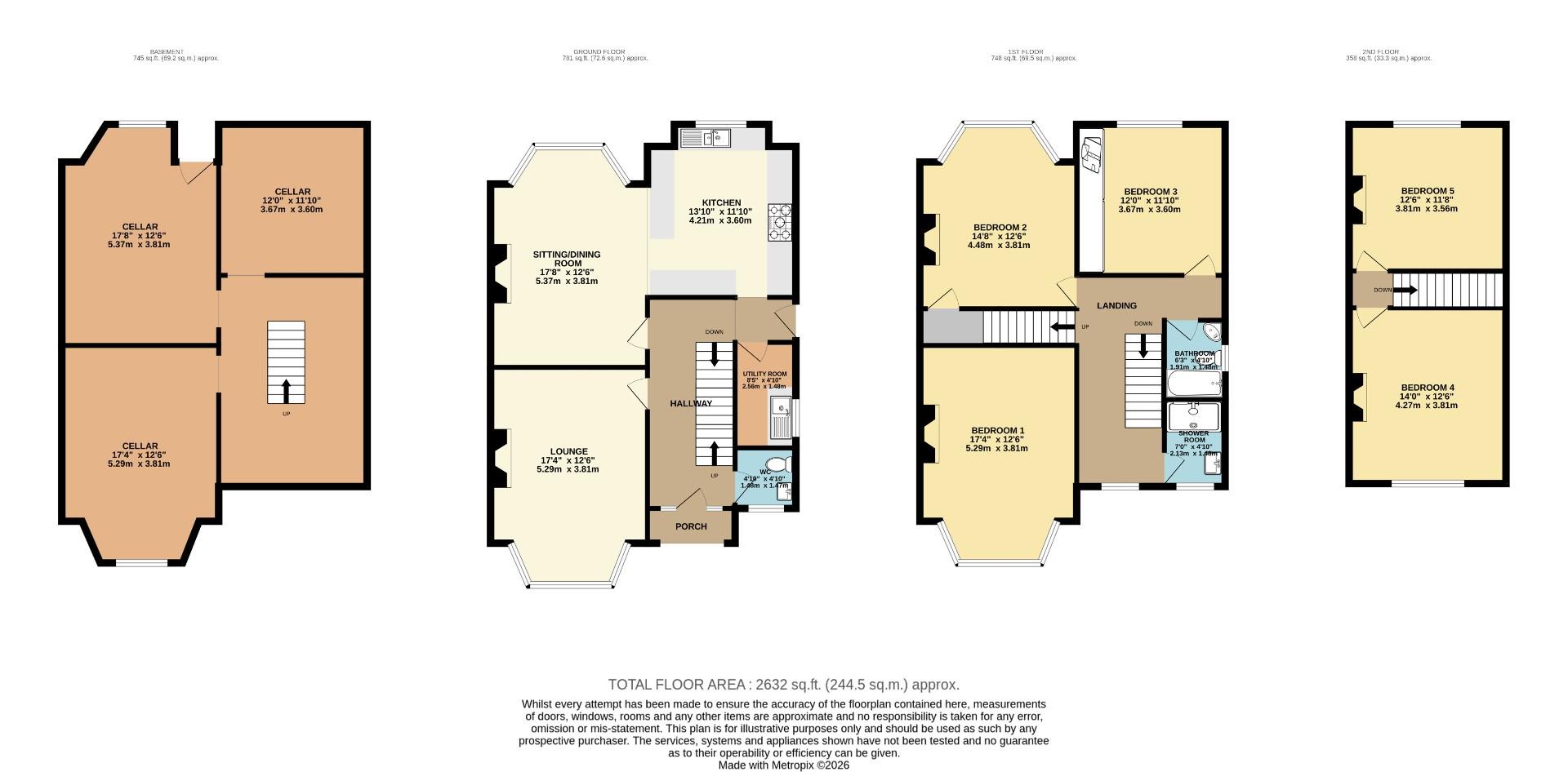 8, Vincent Avenue, Chorlton floorplan
