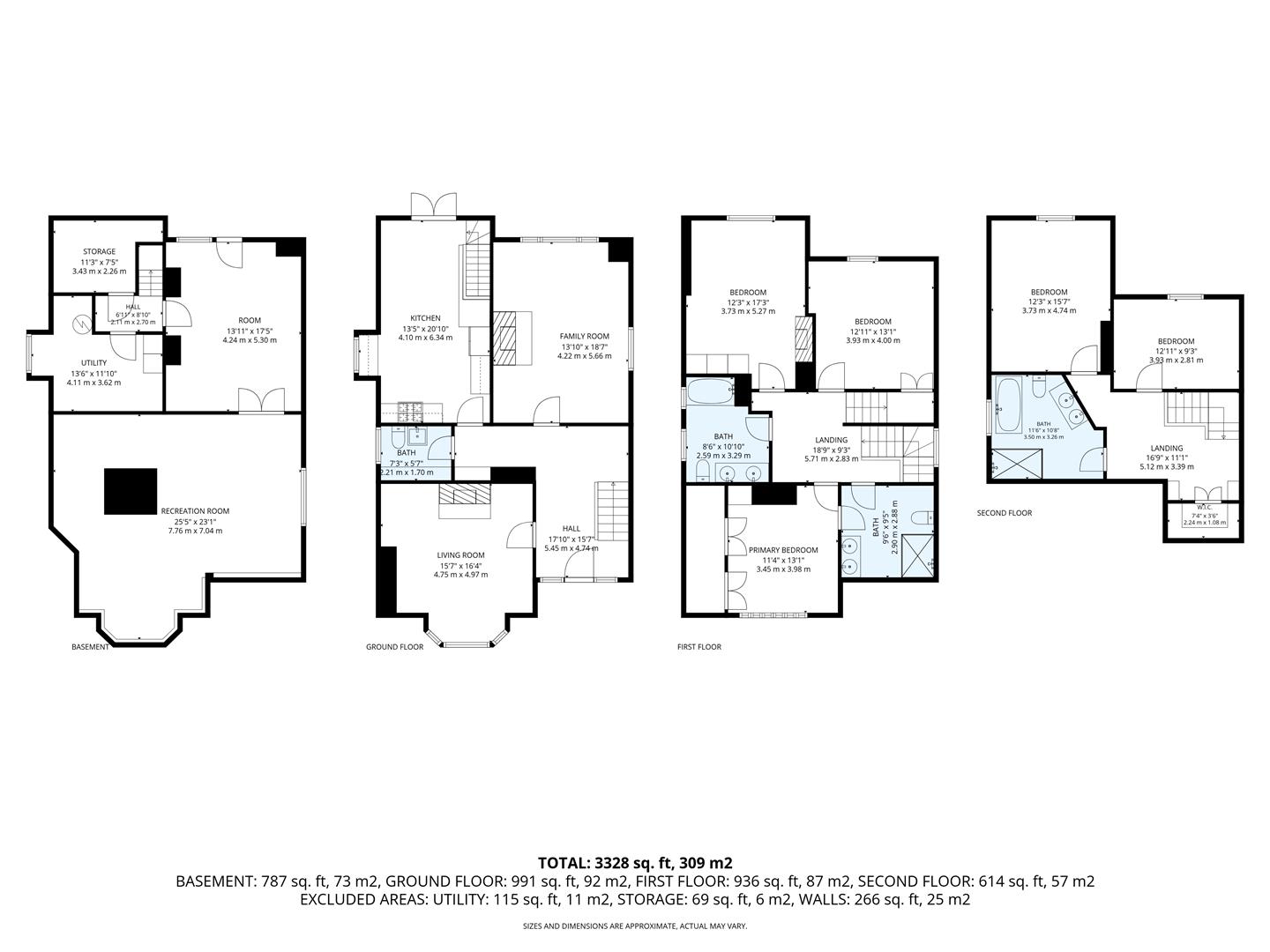 42, Hawthorn Lane, Wilmslow floorplan