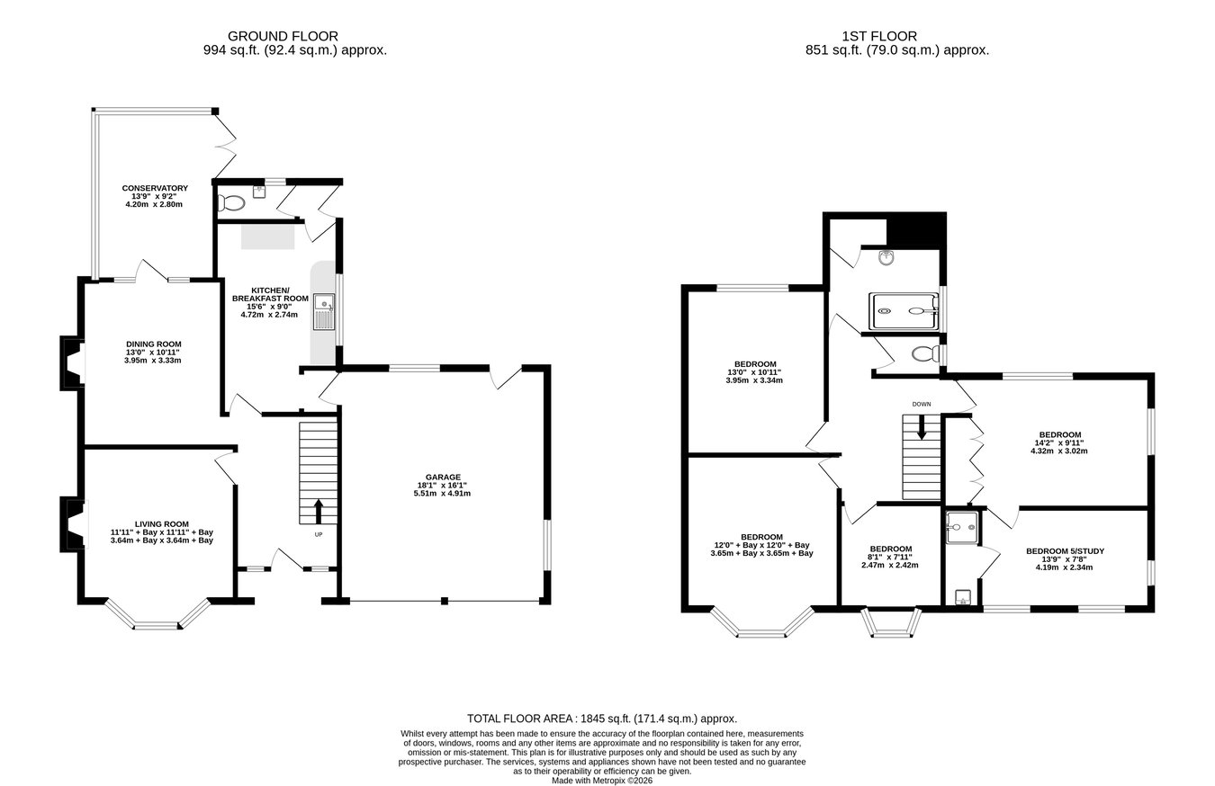 9, Parkland Grove, Farnham floorplan