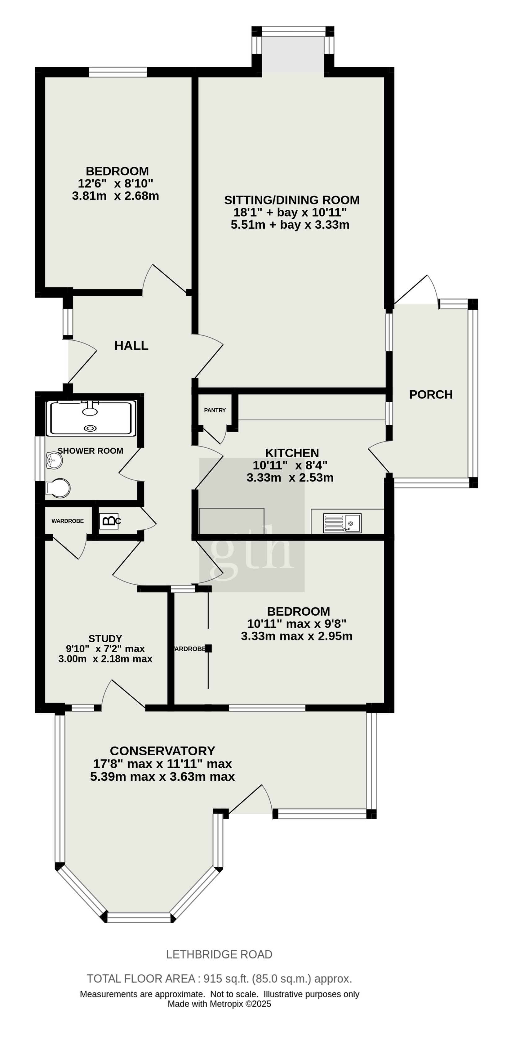 45, Lethbridge Road, Somerset floorplan