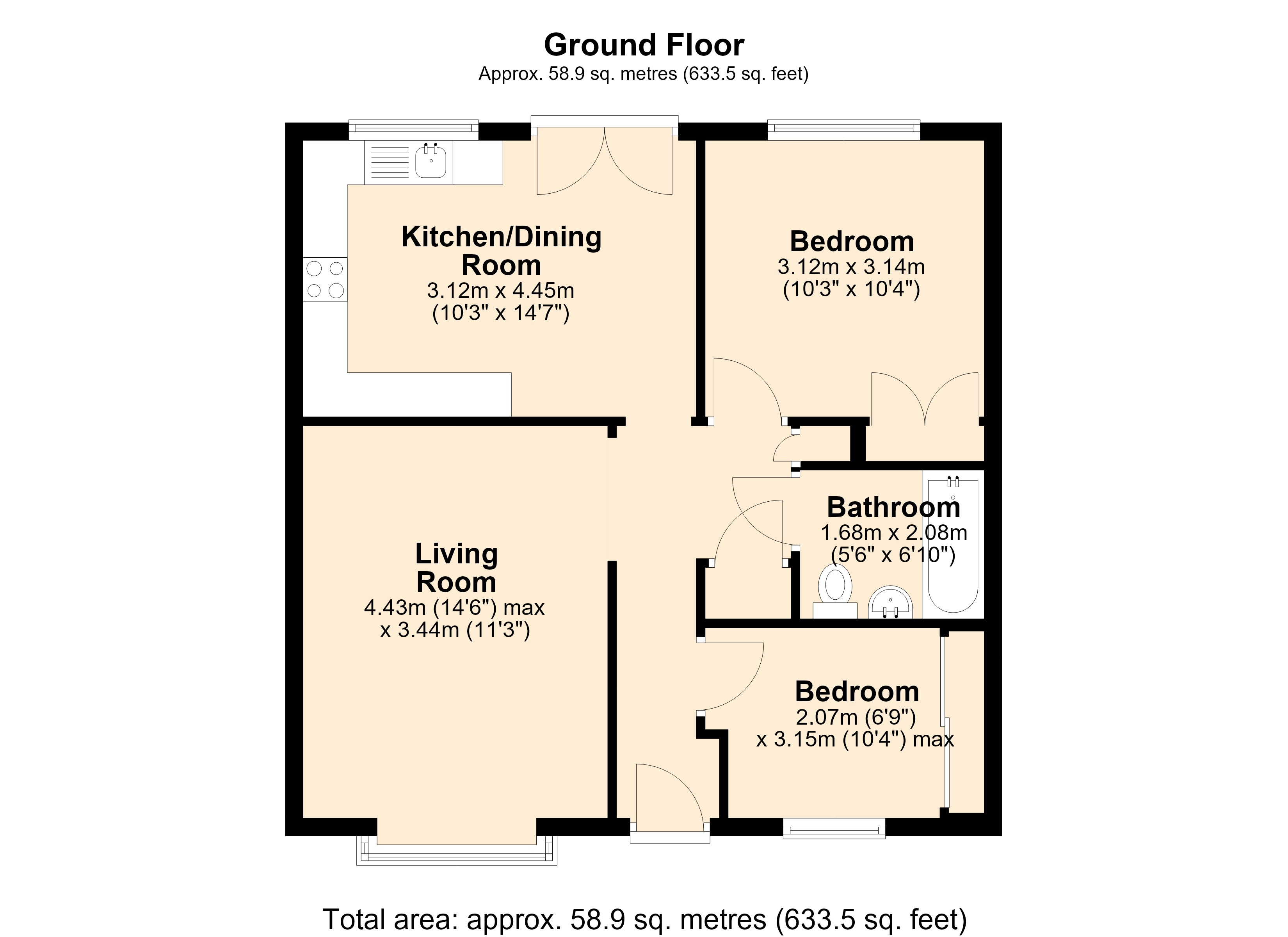 43, Sandyford Park, Newcastle Upon Tyne floorplan