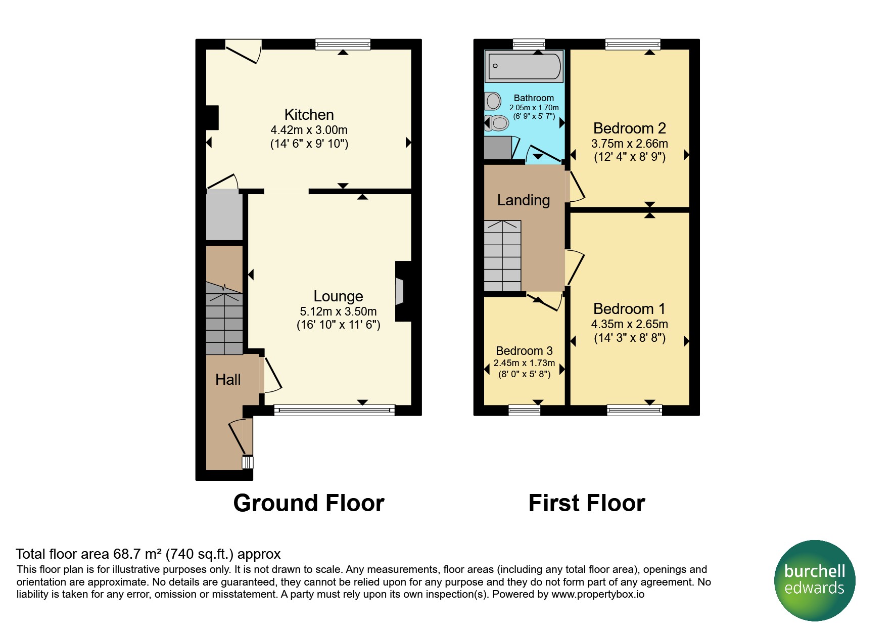 69, Goodwin Drive, Nottingham floorplan