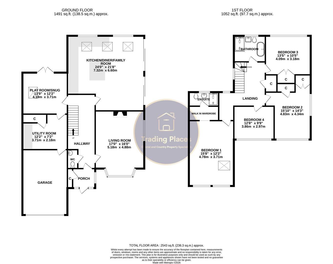 58, Cragside, Whitley Bay floorplan