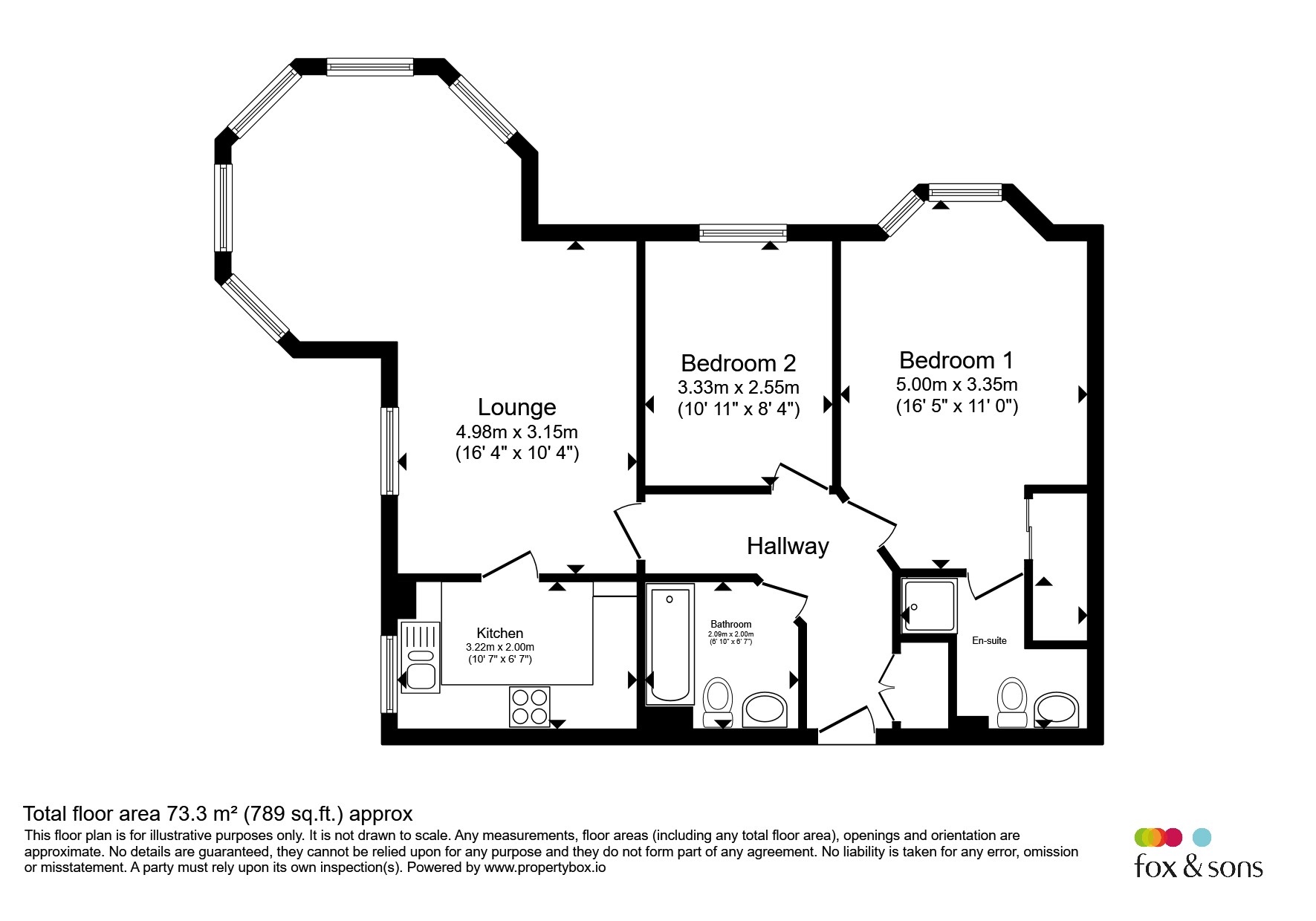 Flat 20, Eversley Court, 14, St. Annes Road, Eastbourne floorplan