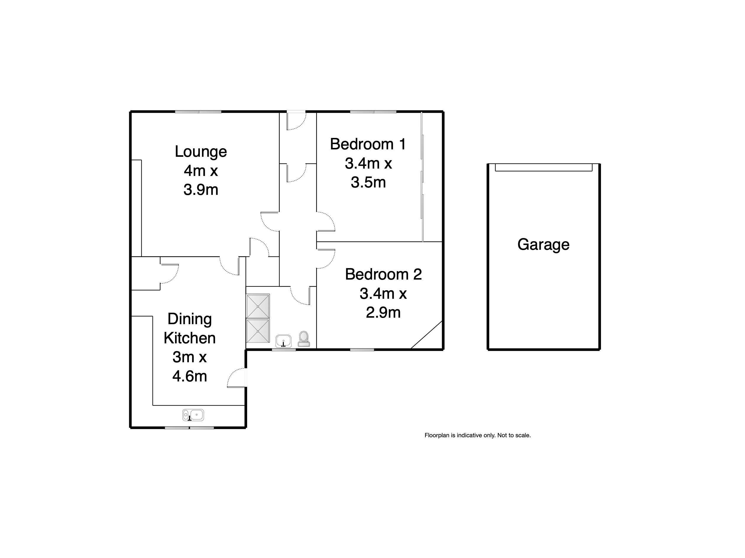 2 Bedrooms Semi-detached bungalow for sale in Trevelyan Crescent, Pencaitland EH34