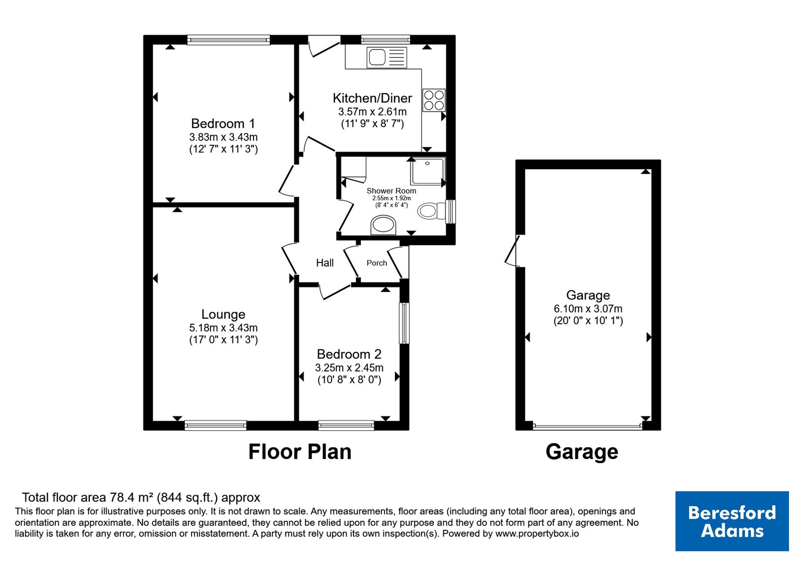 1, Eleri Close, Denbighshire floorplan