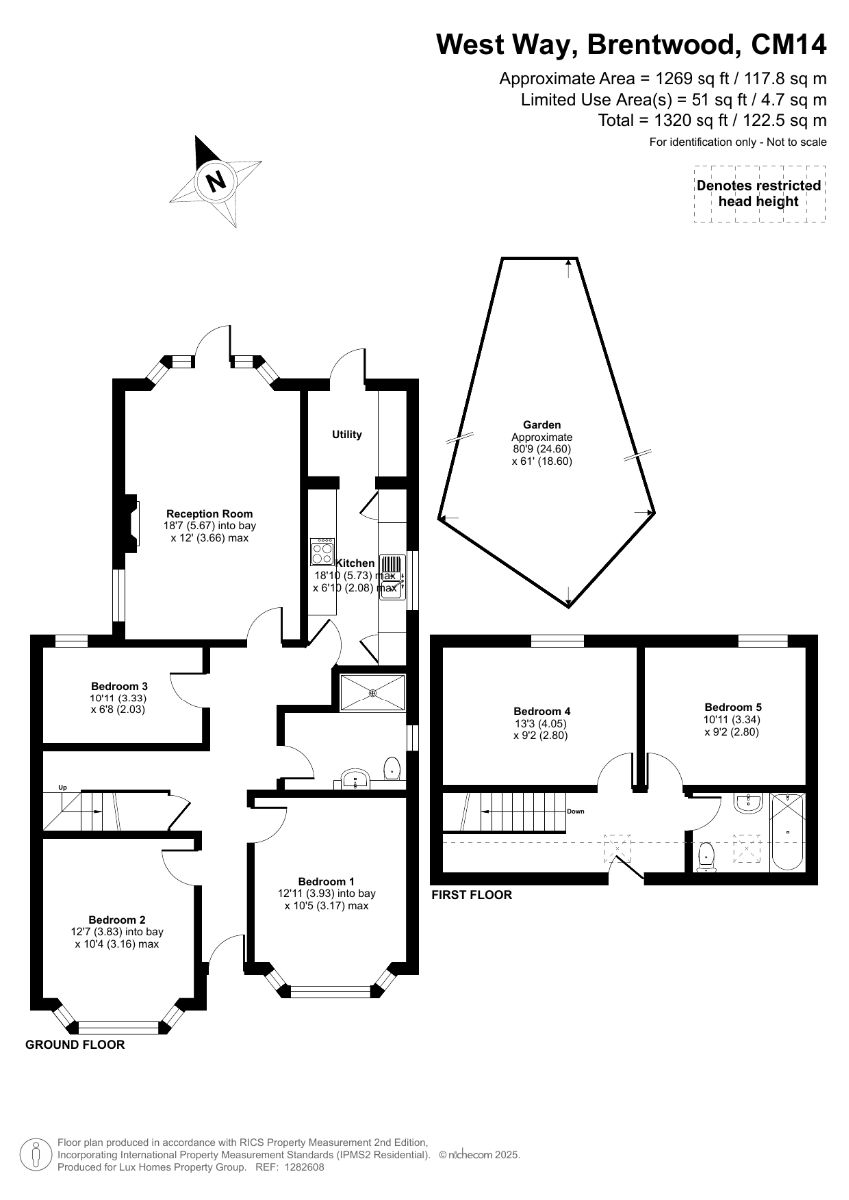 15, West Way, Brentwood floorplan