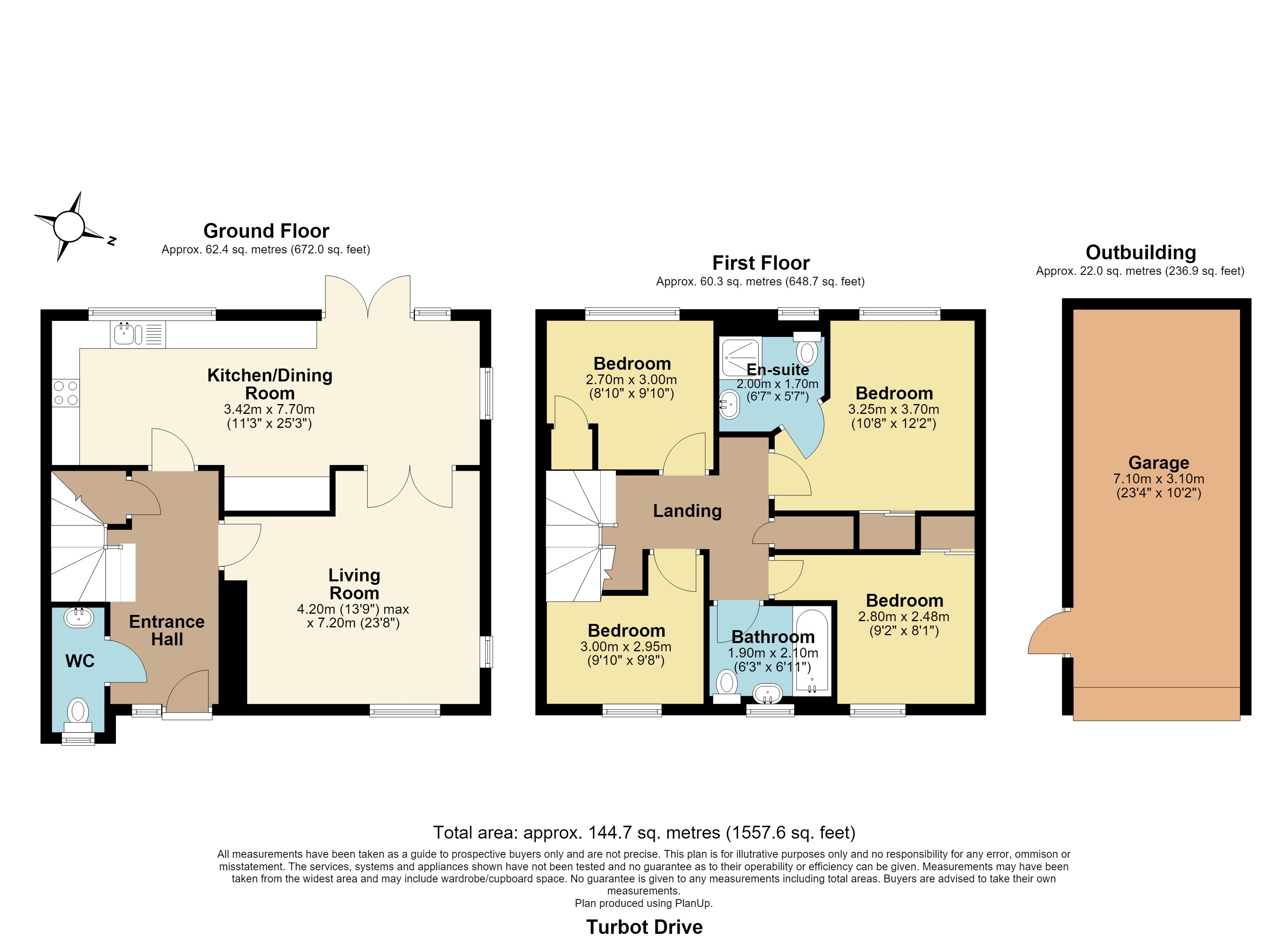 20, Turbot Drive, Great Wakering floorplan