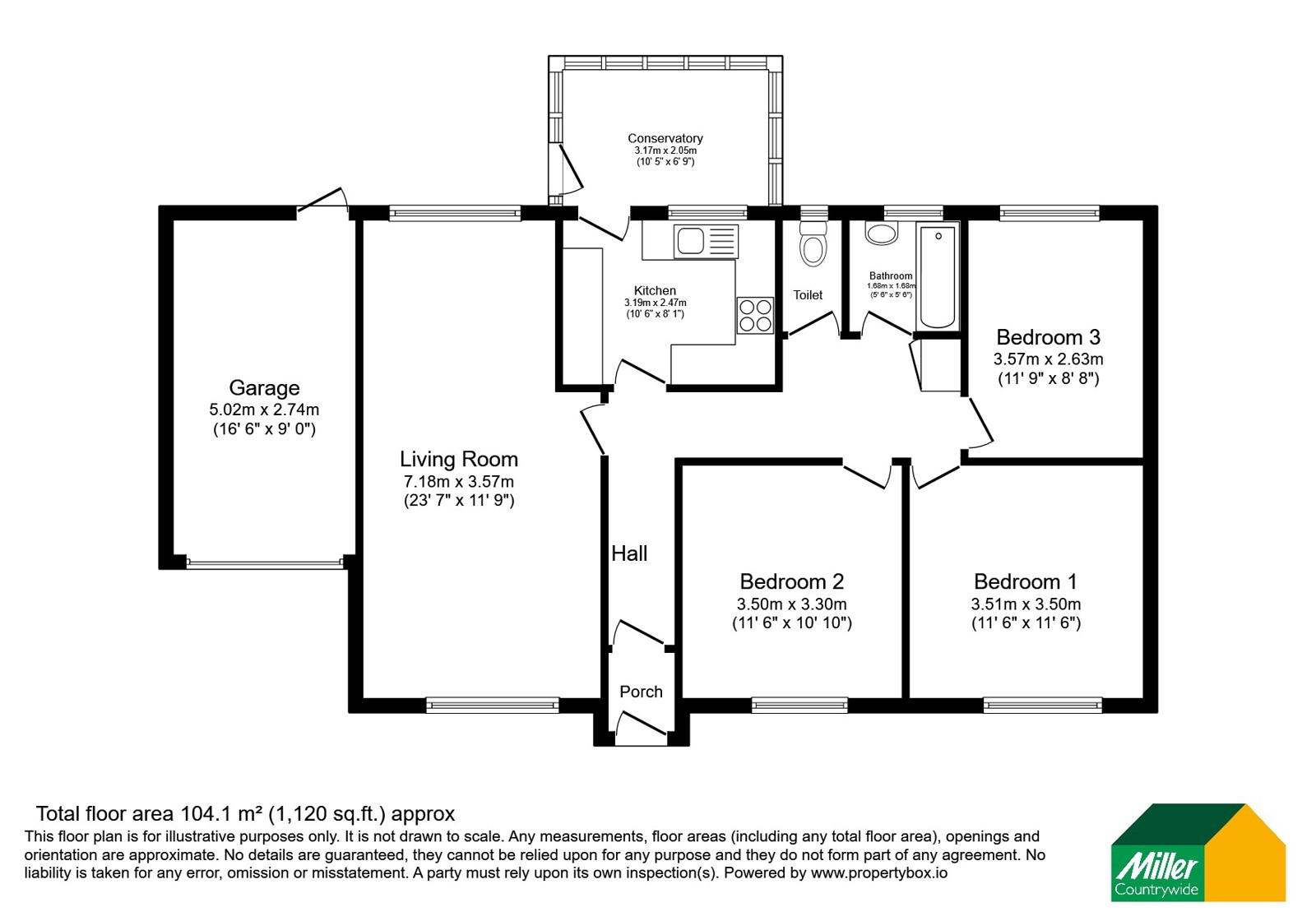 13, Trehannick Close, Bodmin floorplan