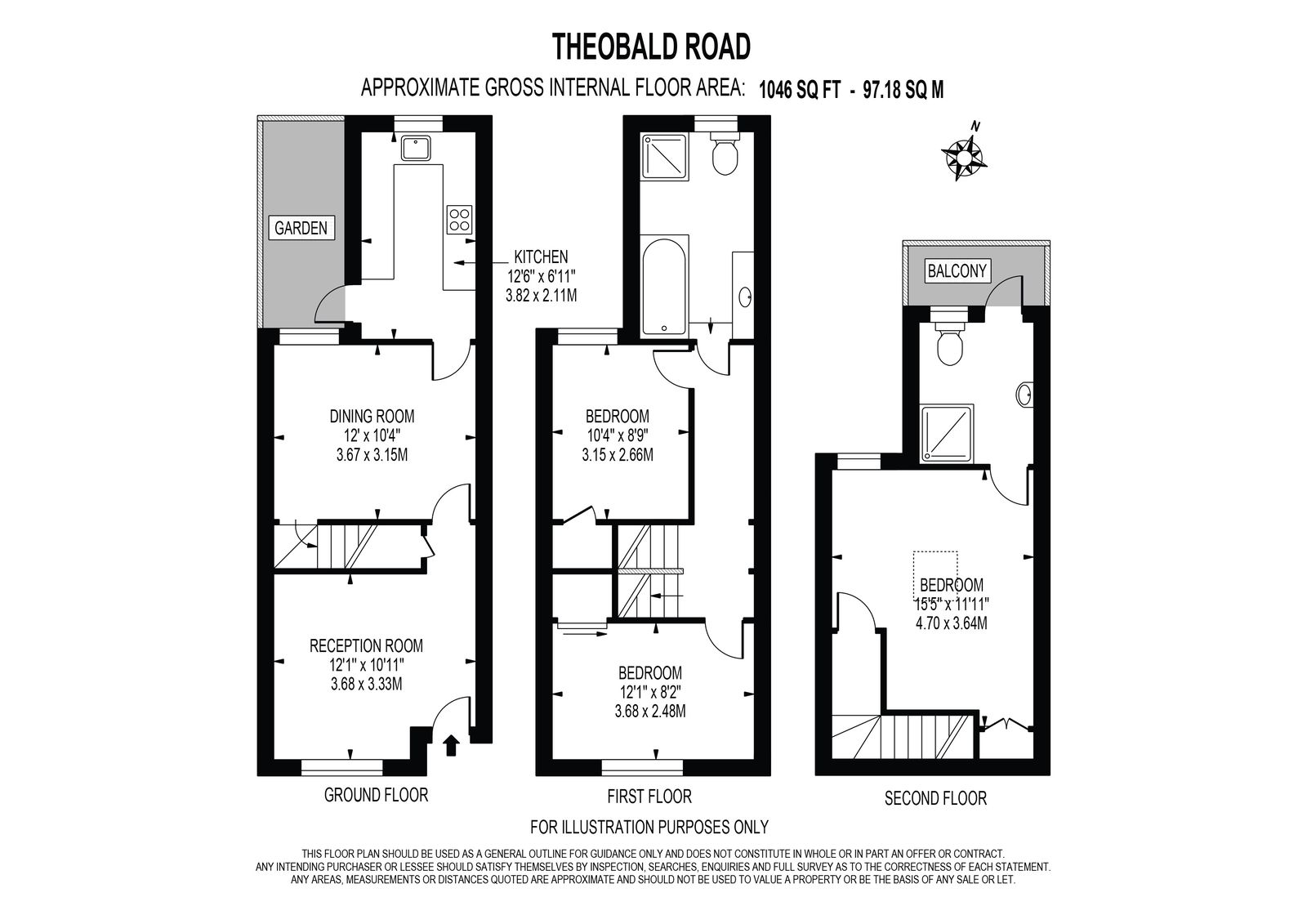 5, Theobald Road, CROYDON floorplan