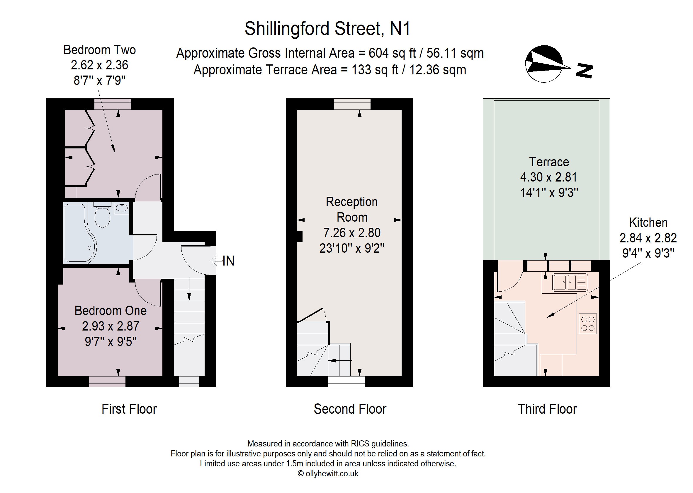 Flat B, 4, Shillingford Street, London floorplan