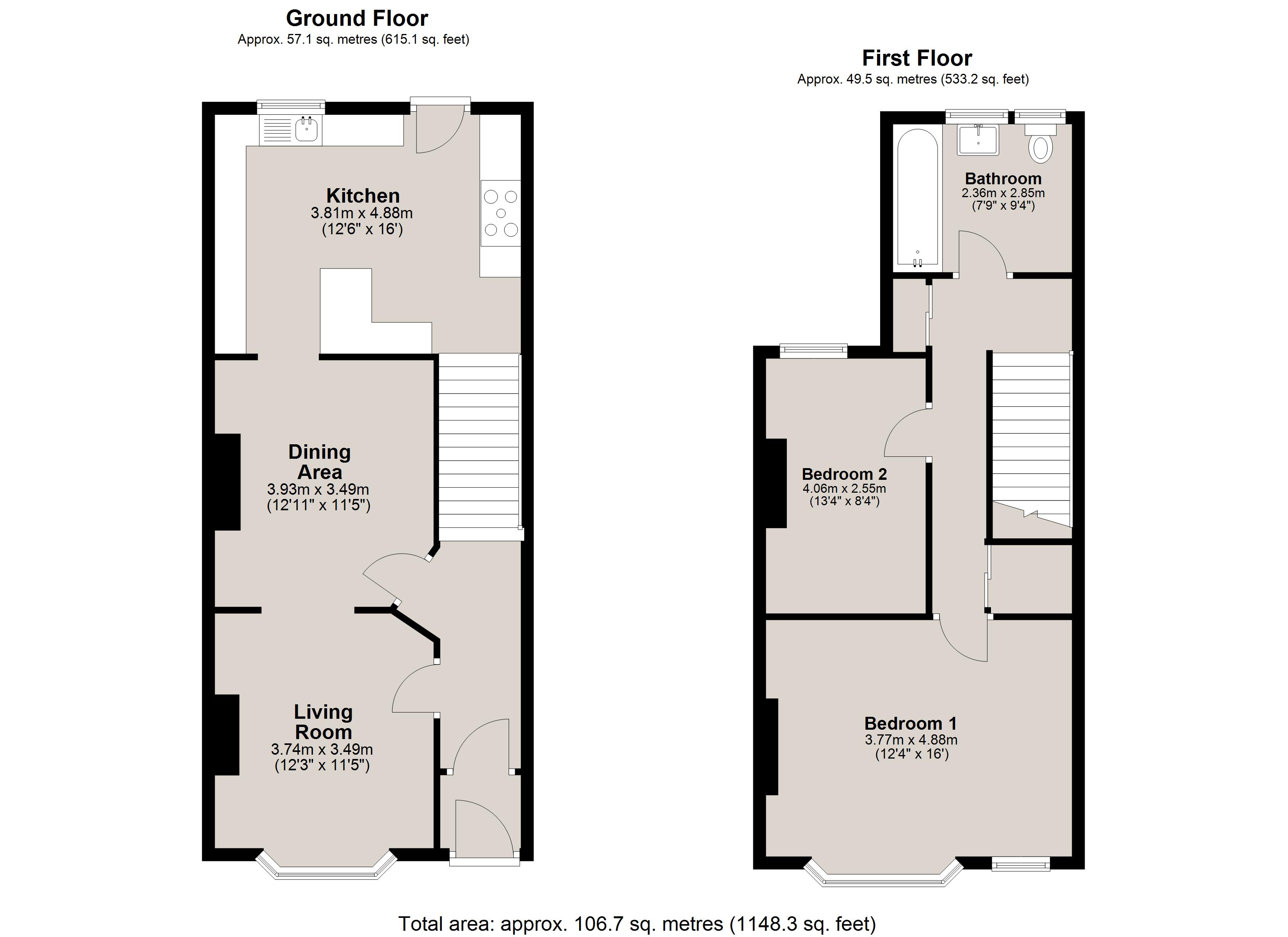 12, Lovaine Terrace, Tyne and Wear floorplan