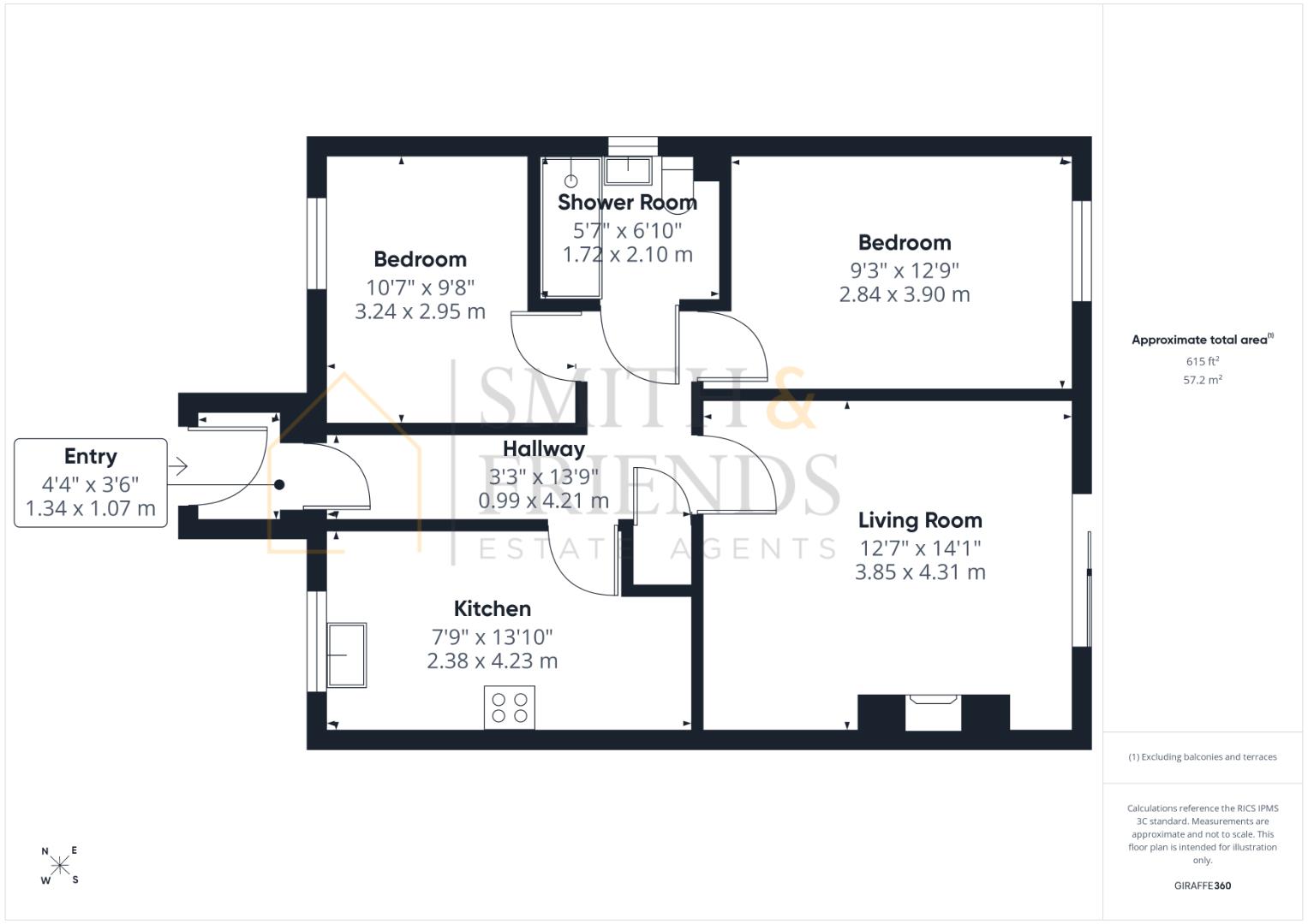 1, Barberry, Middlesbrough floorplan