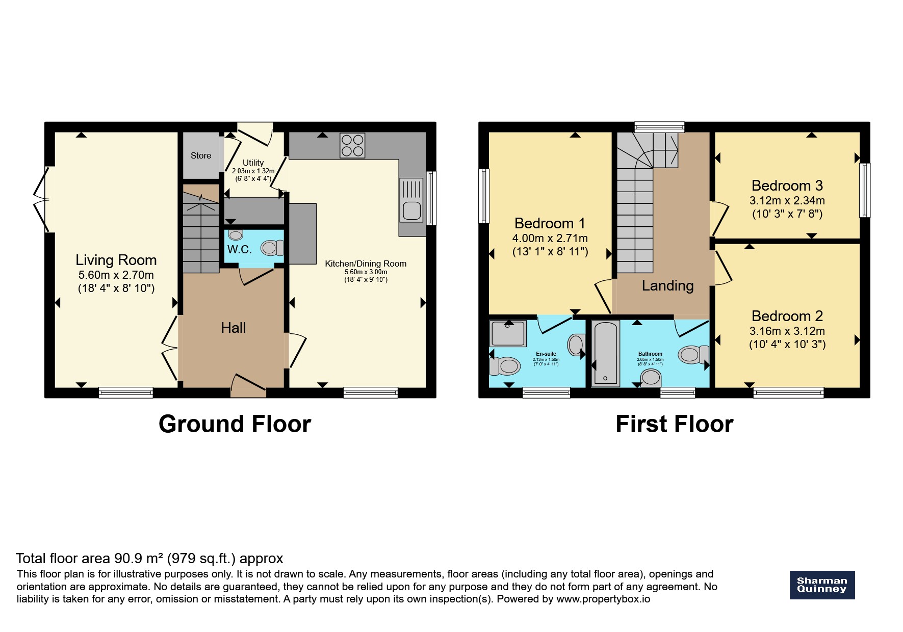 42, Brooker Avenue, Peterborough floorplan