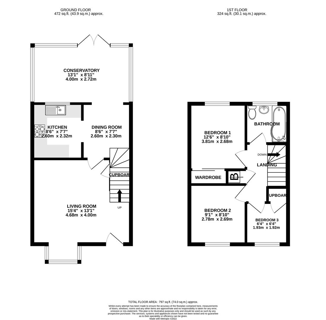 Campion Park, Up Hatherley, Cheltenham GL51, 3 bedroom terraced house