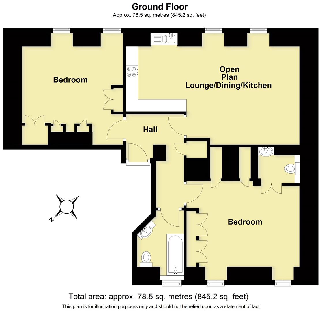 1, Abbotsford, Warwick floorplan