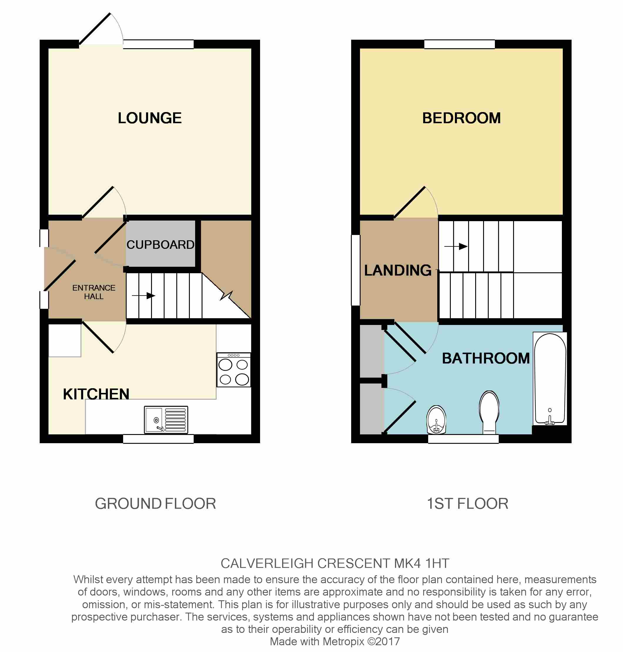 1 Bedrooms Terraced house to rent in Calverleigh Crescent, Furzton, Milton Keynes MK4
