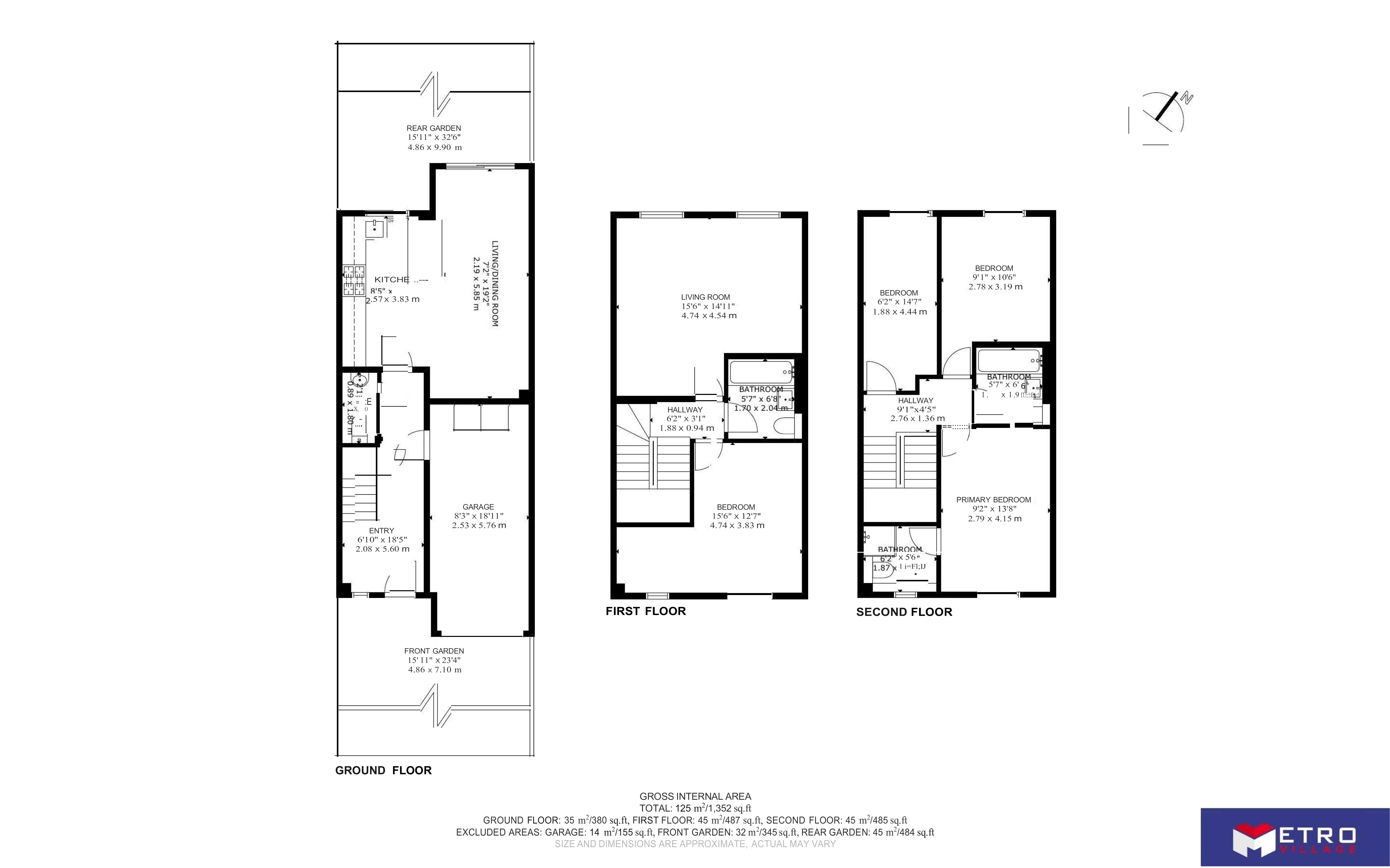 163, Plough Way, London floorplan