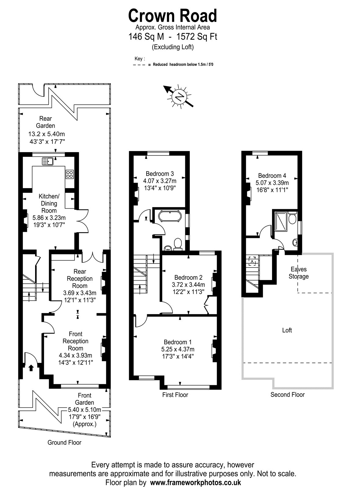 81, Crown Road, St Margarets floorplan