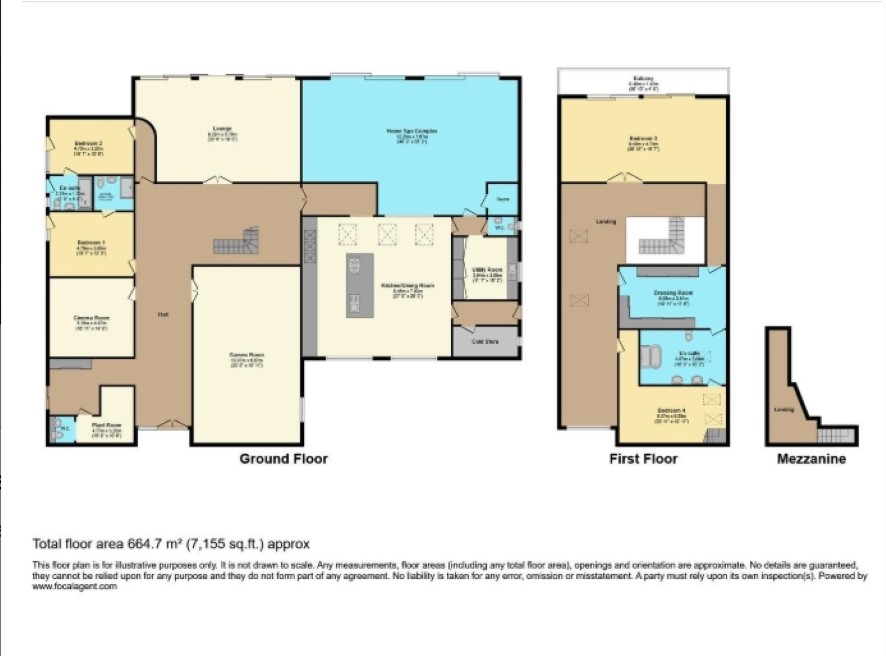 Eight Elms, Rawsons Lane, Boston floorplan
