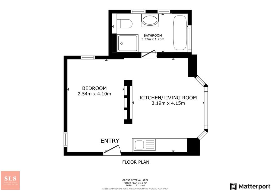Flat 6, 222, London Road, Headington OX3, Headington floorplan