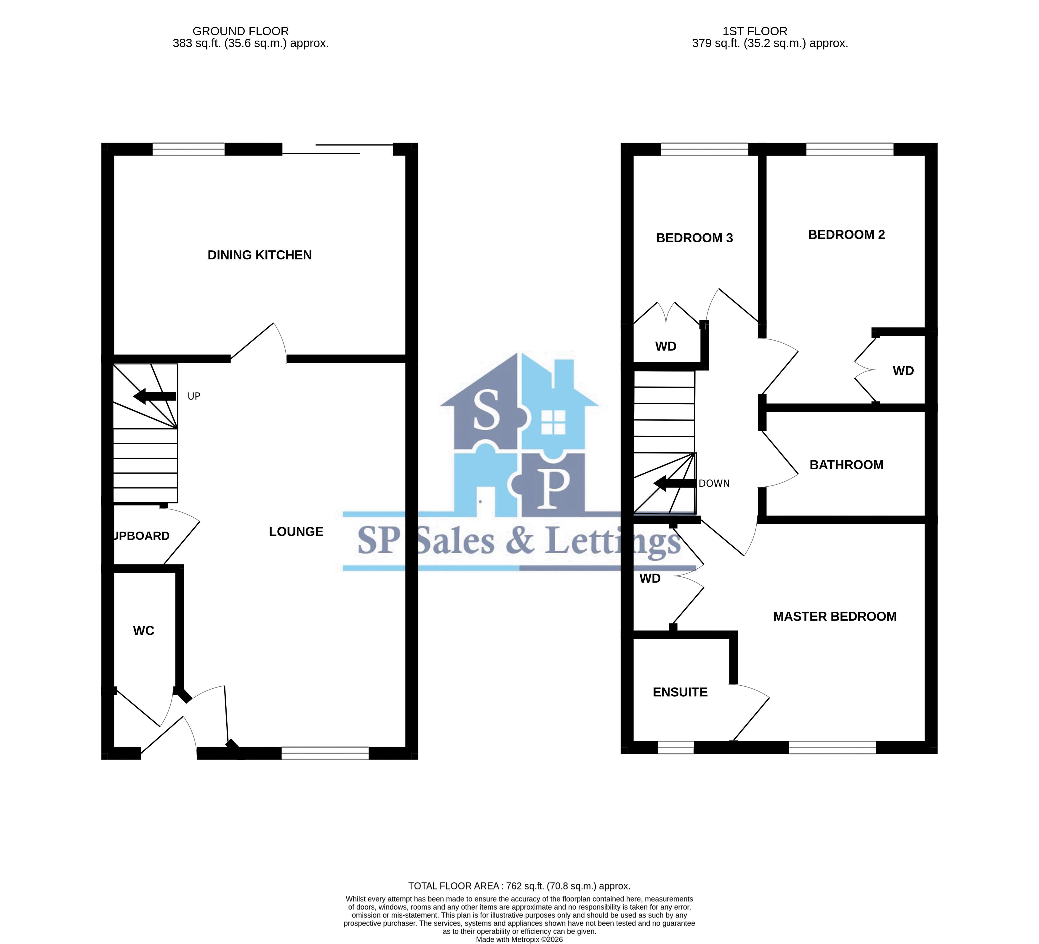 12, Abbey Close, Loughborough floorplan