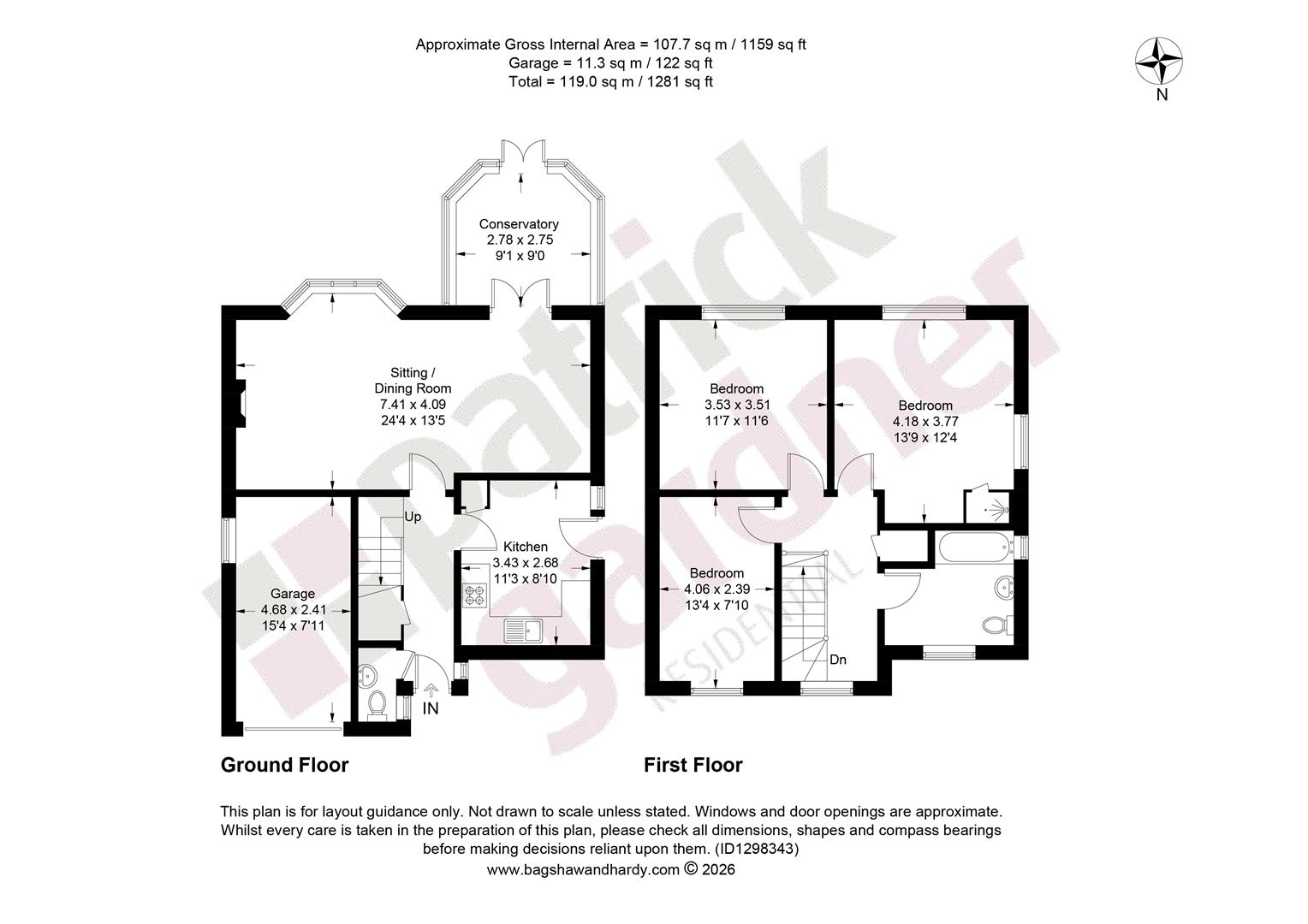 19, Cannon Way, Fetcham floorplan
