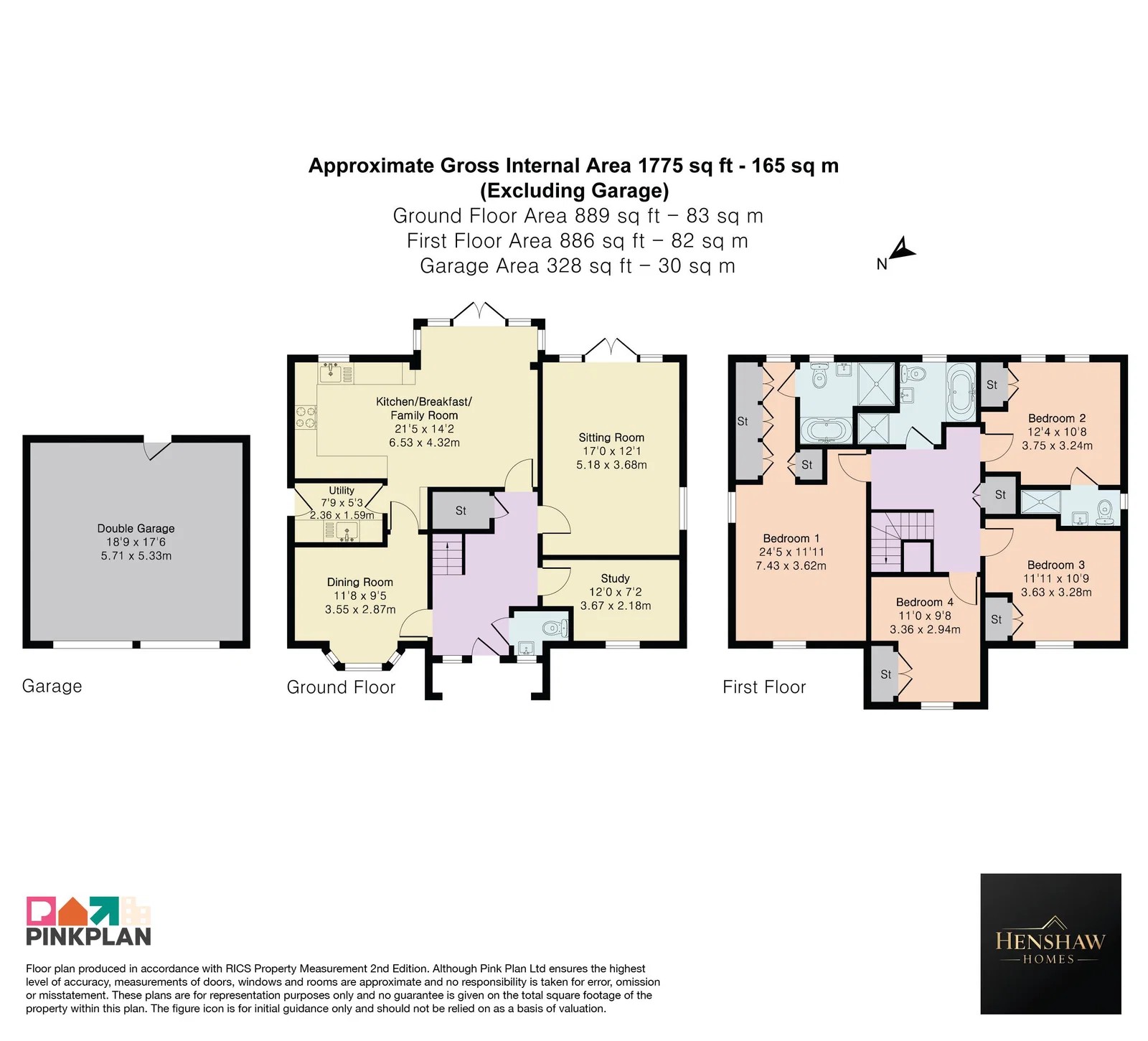 20 Water Furrows, Southam floorplan
