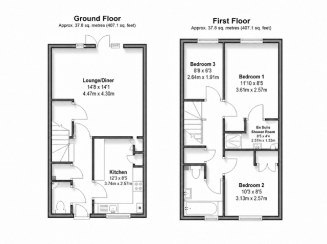 43, Central Boulevard, Canterbury floorplan