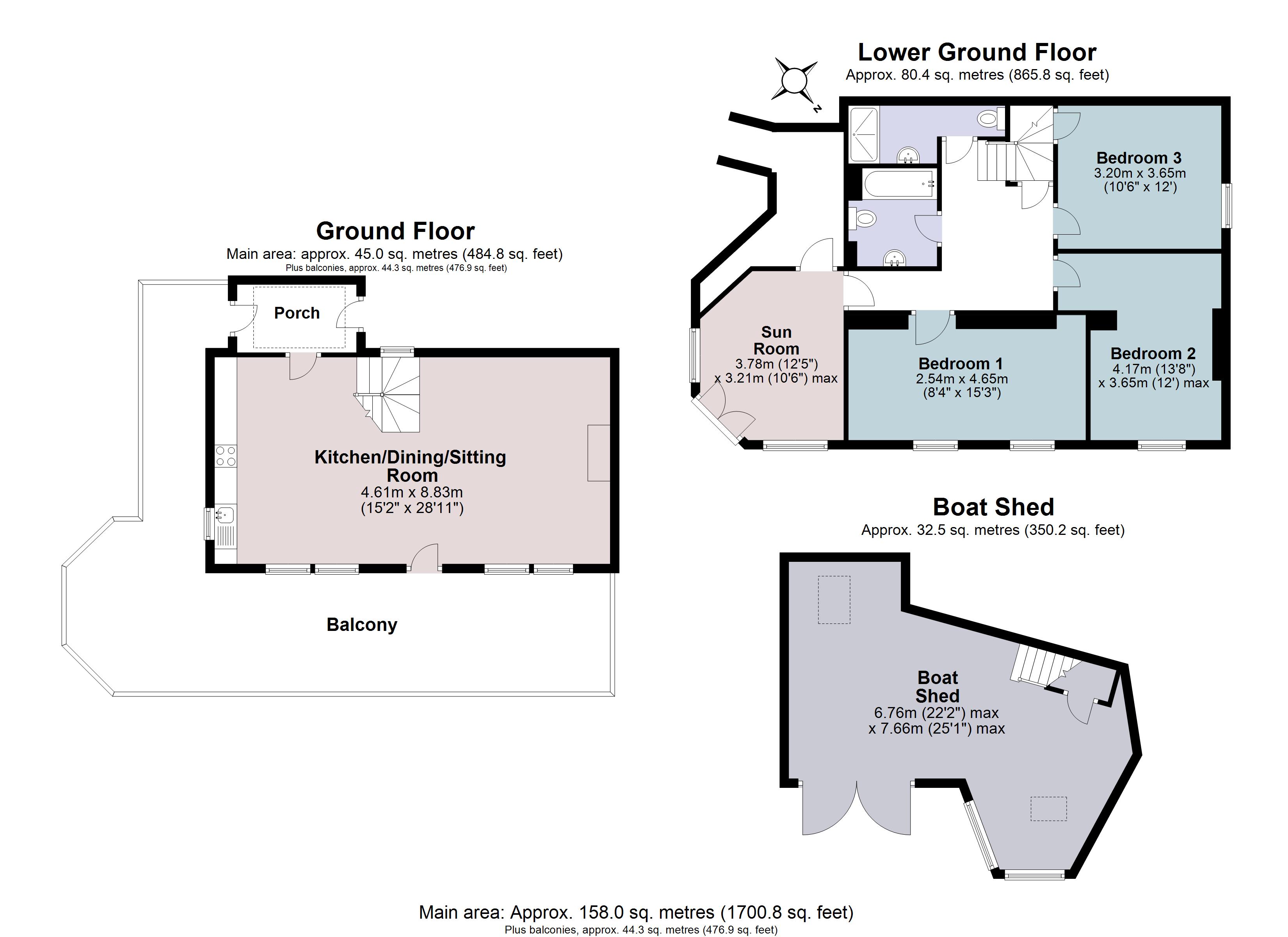 Rosebank,, Castle Road, Devon floorplan