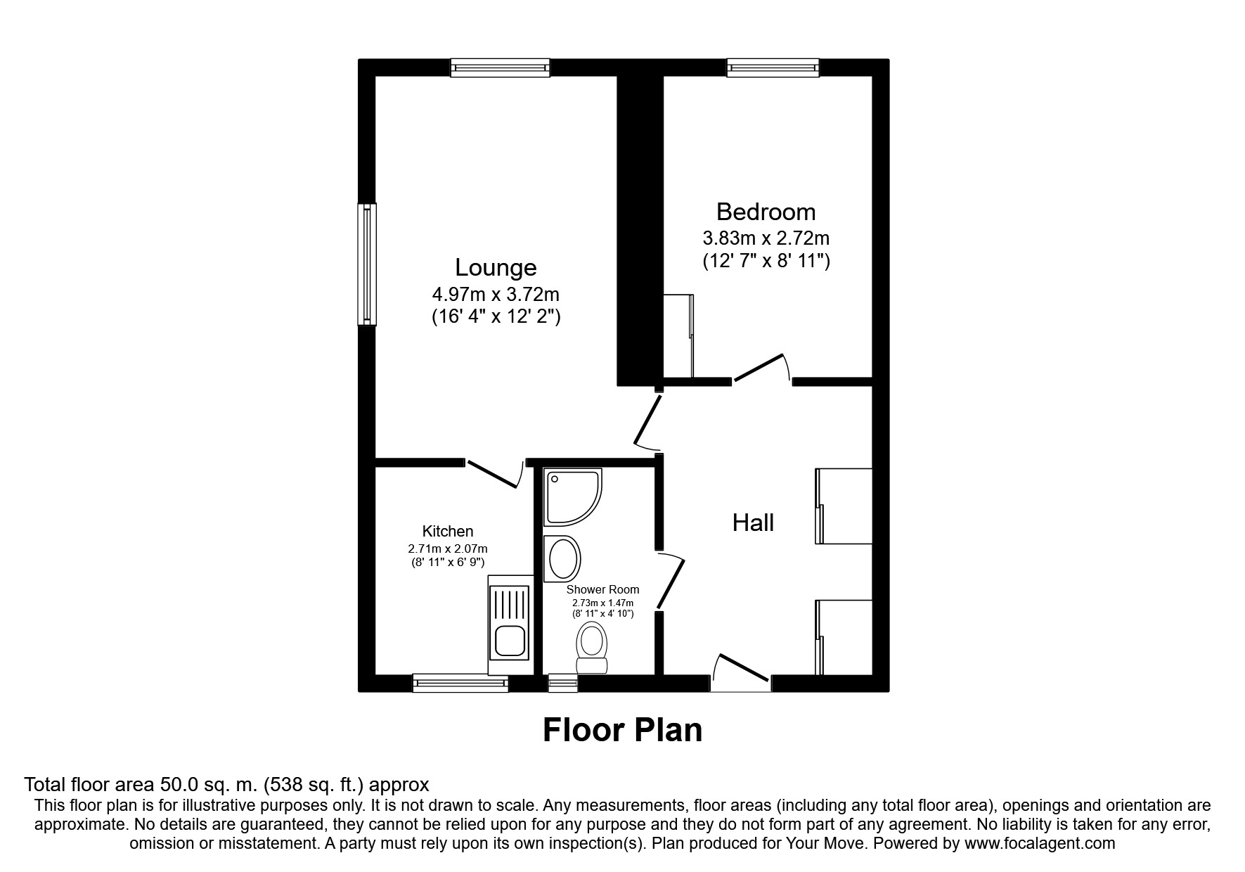 1 bed flat for sale in Quebec Drive, East Kilbride, Glasgow, South