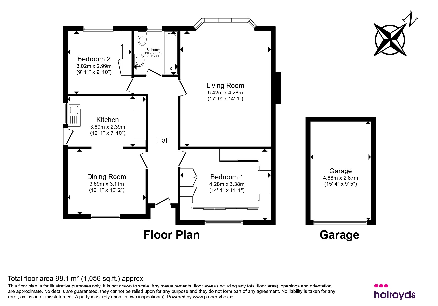 Sandygate, Keighley floorplan