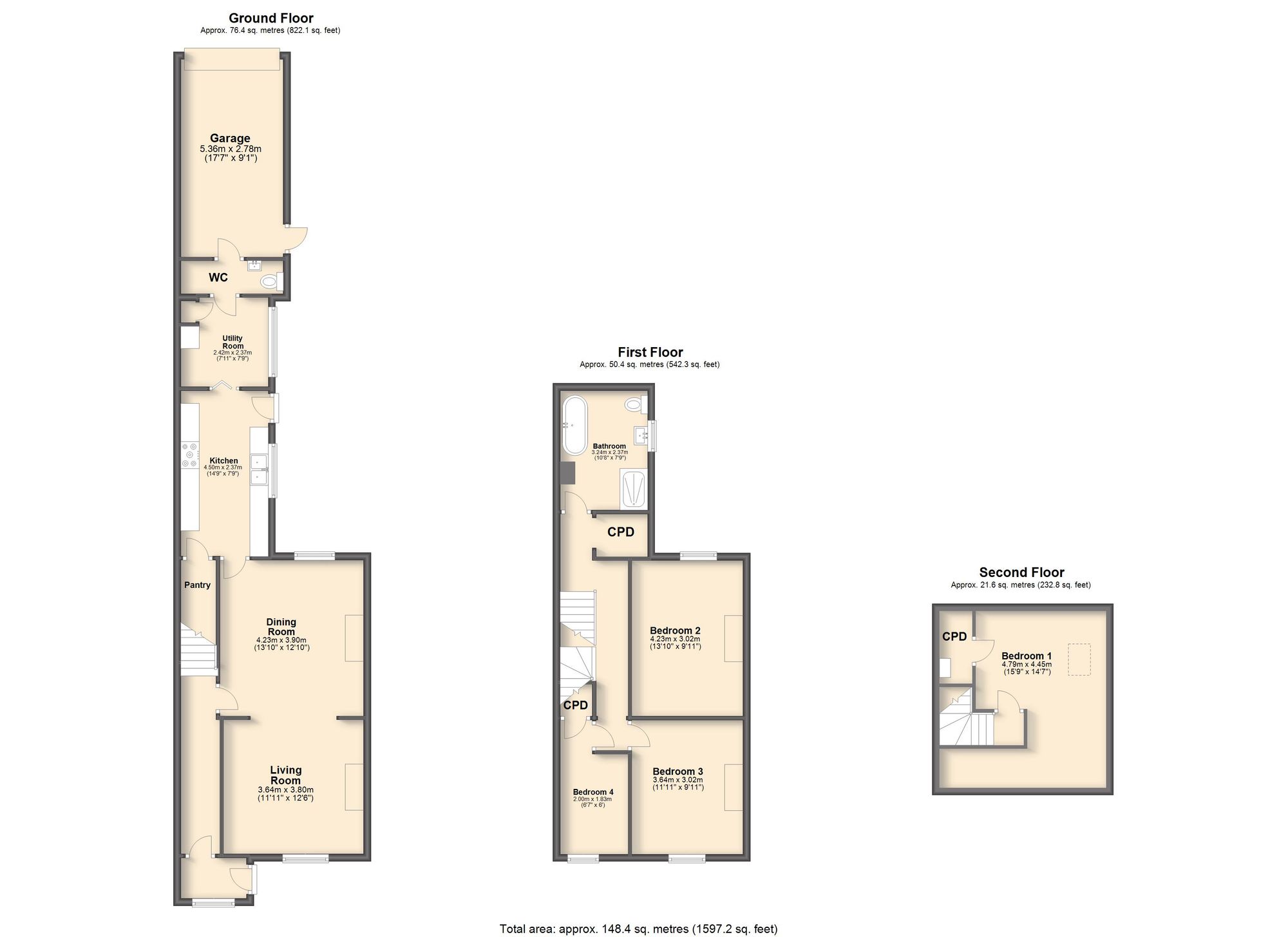 106 Wales Road, Sheffield floorplan
