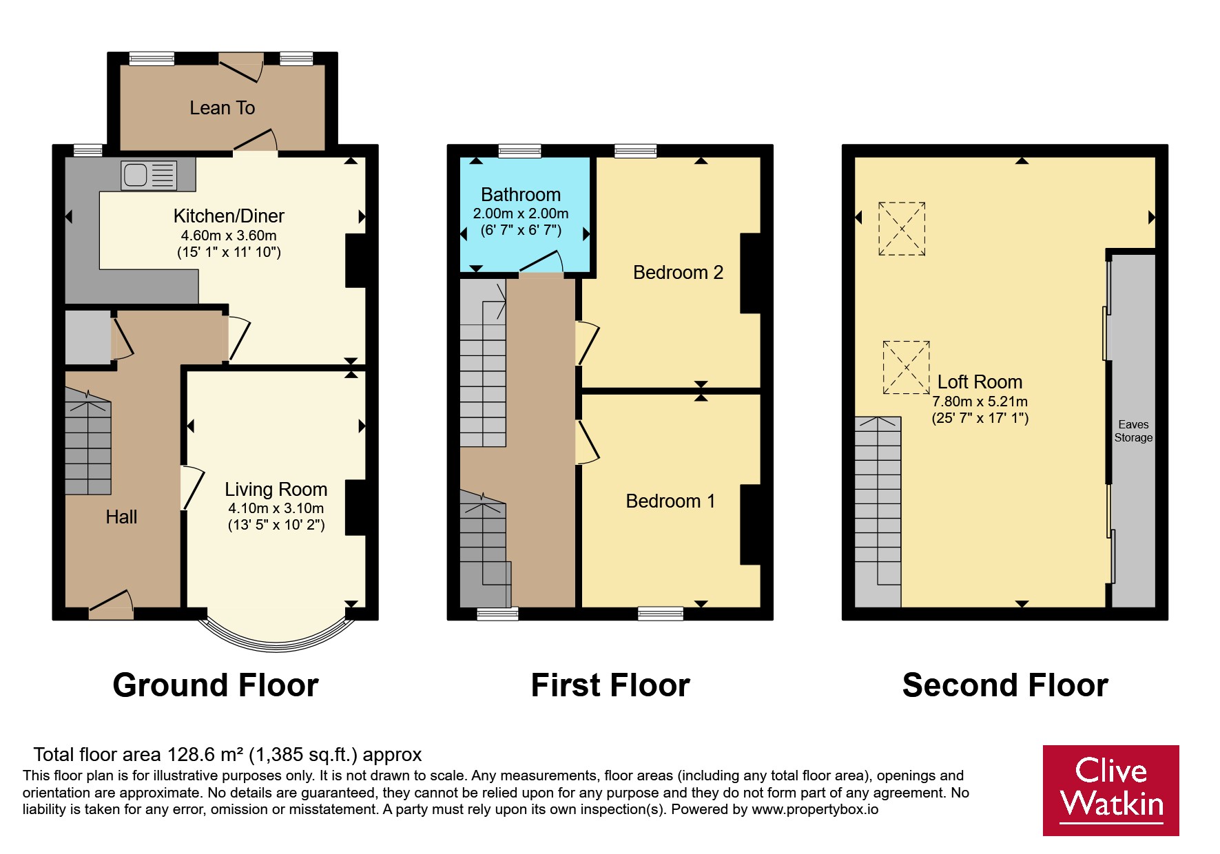 82, Princes Road, Cheshire floorplan