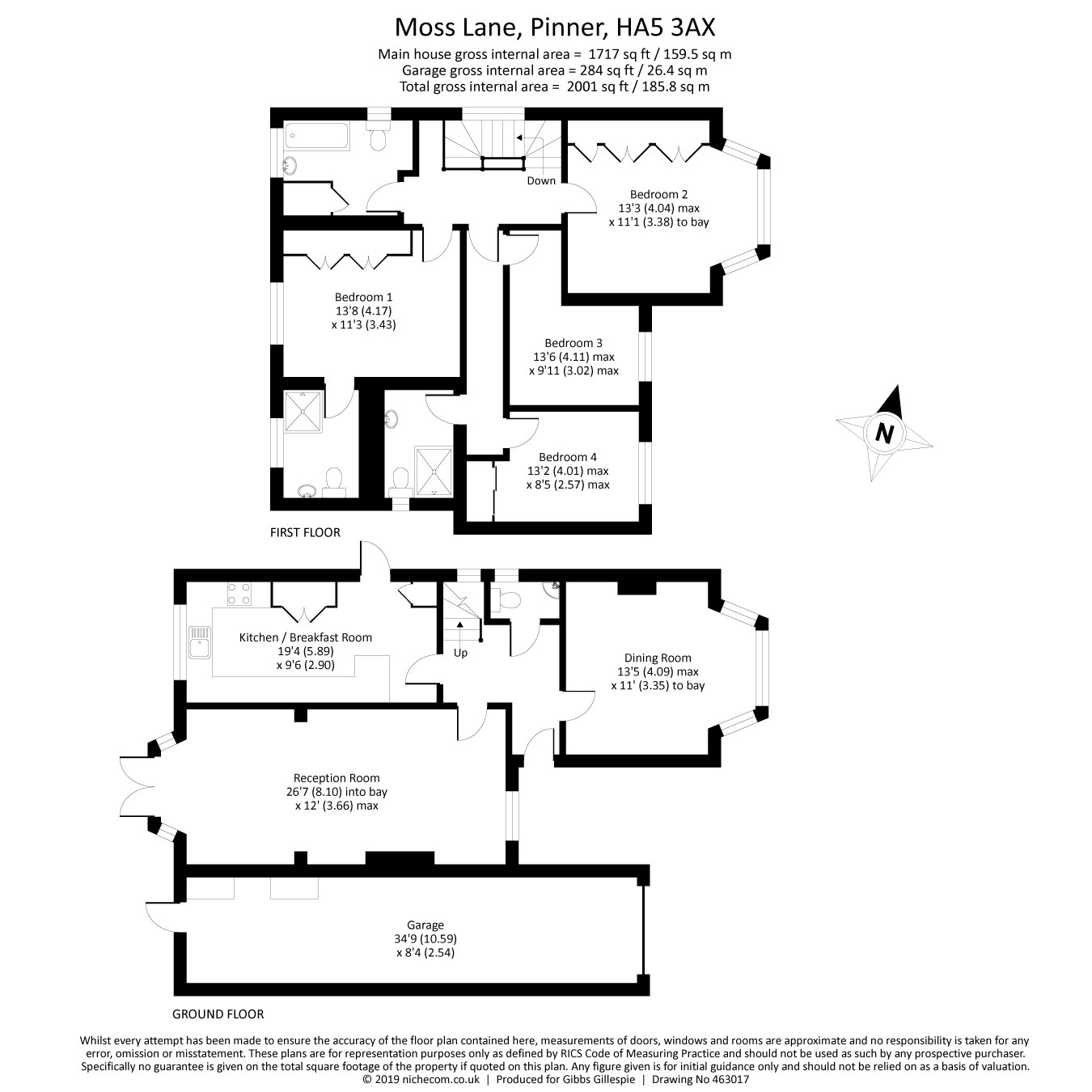 4 Bedrooms Detached house for sale in Moss Lane, Pinner, Middlesex HA5