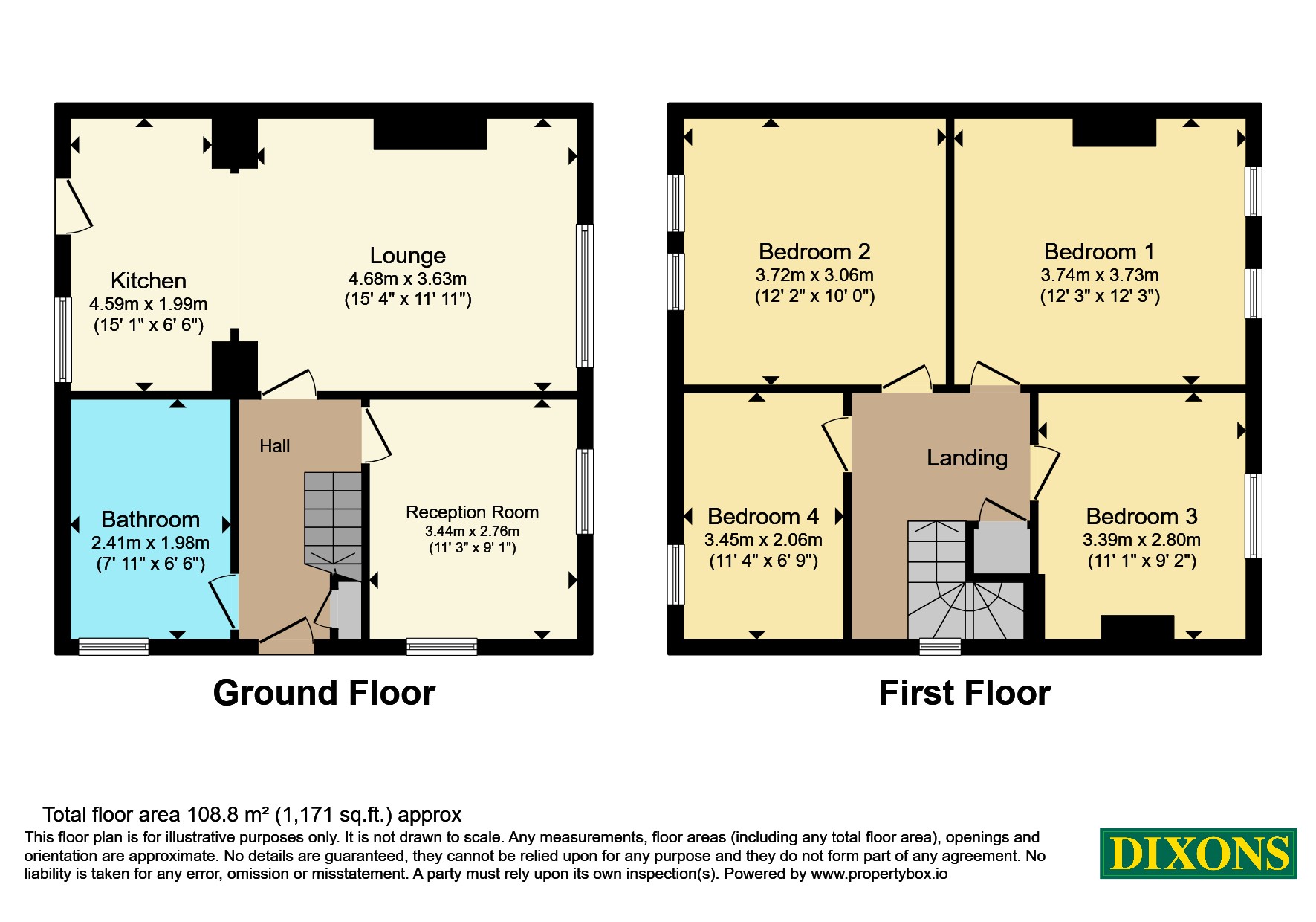 27, Lea Hall Road, West Midlands floorplan