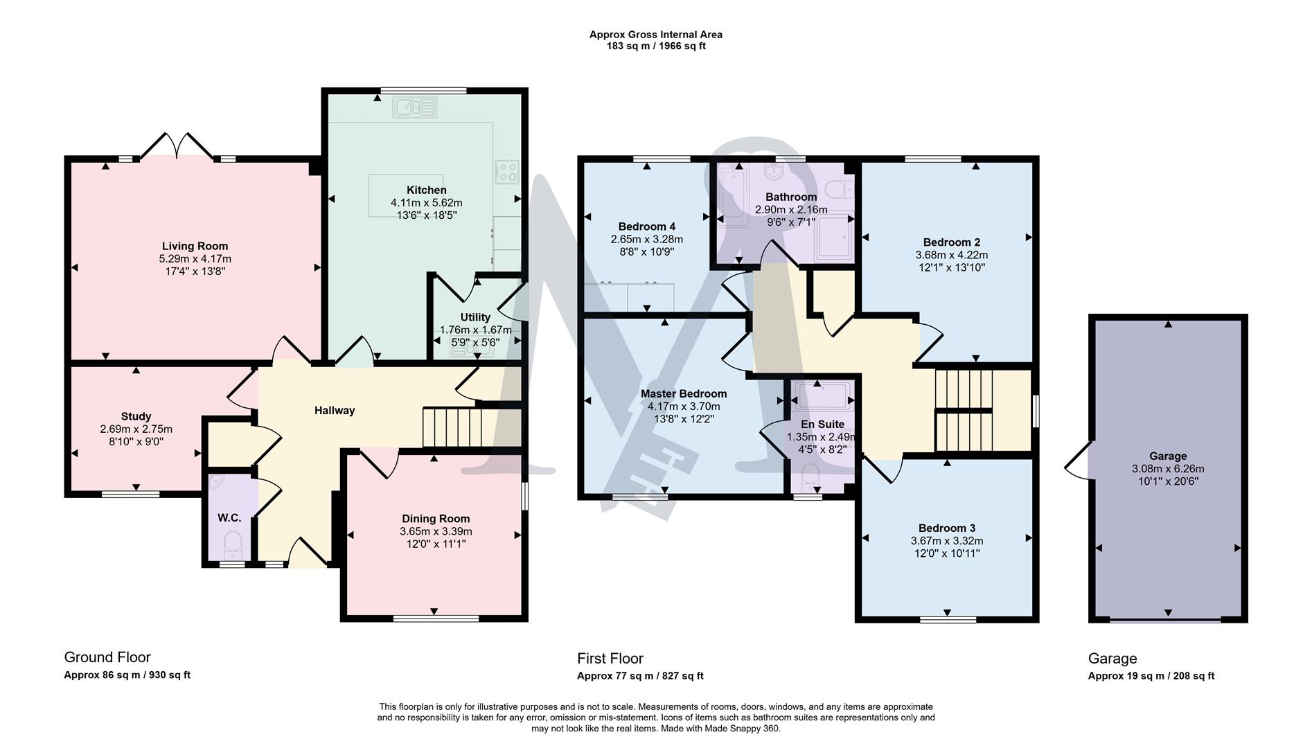 7, Nursery Close, Coalville floorplan