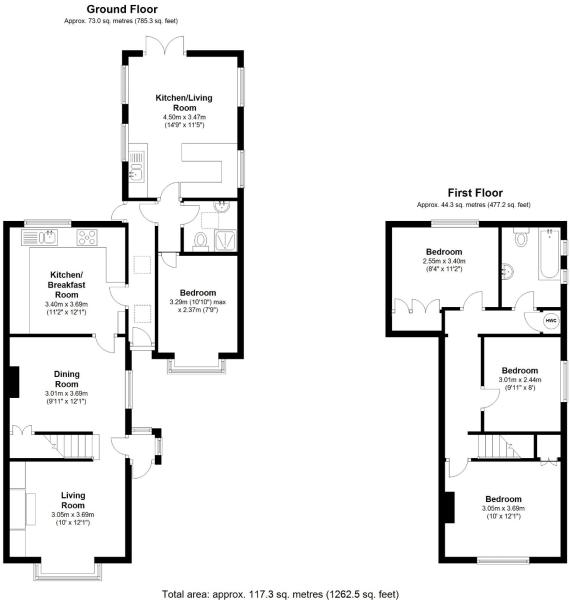 3 Bedrooms Semi-detached house for sale in Glebelands, West Molesey KT8