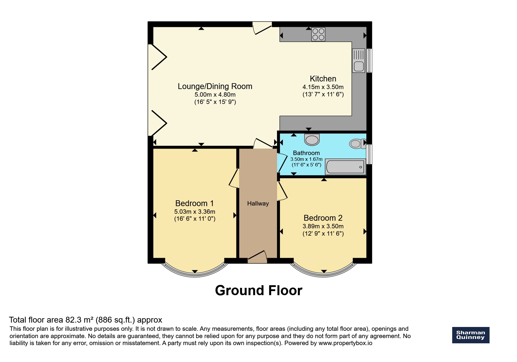 2c, St. Botolphs Lane, Peterborough floorplan