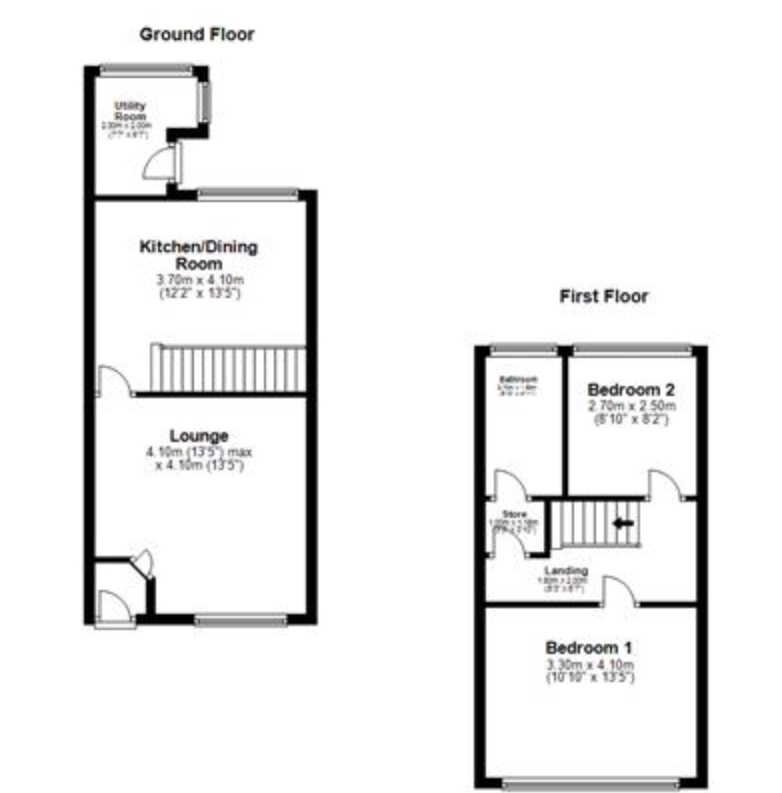 2 Bedrooms Terraced house for sale in Hazel Street, Ramsbottom, Bury BL0