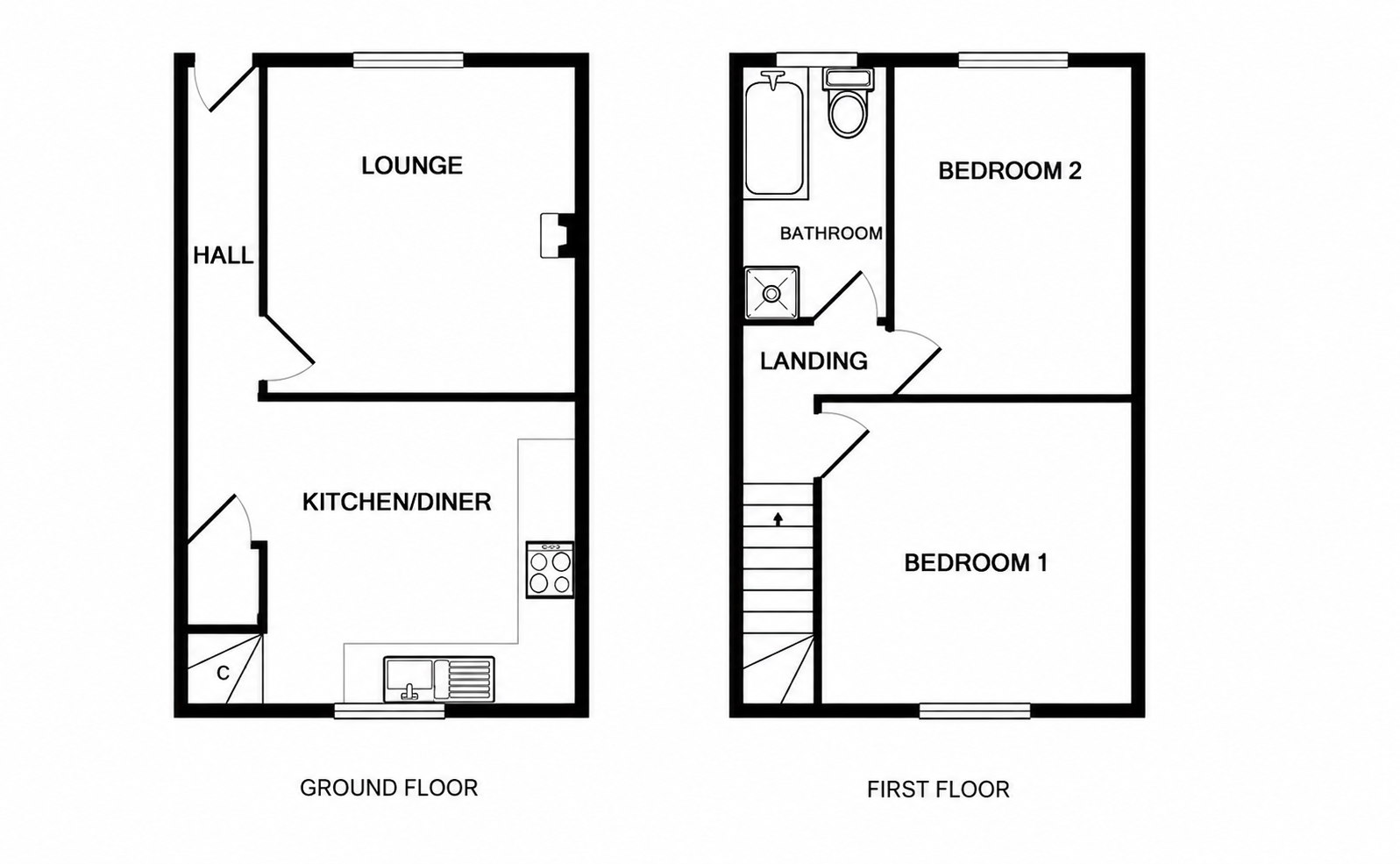 61, Daisy Hill Lane, West Yorkshire floorplan