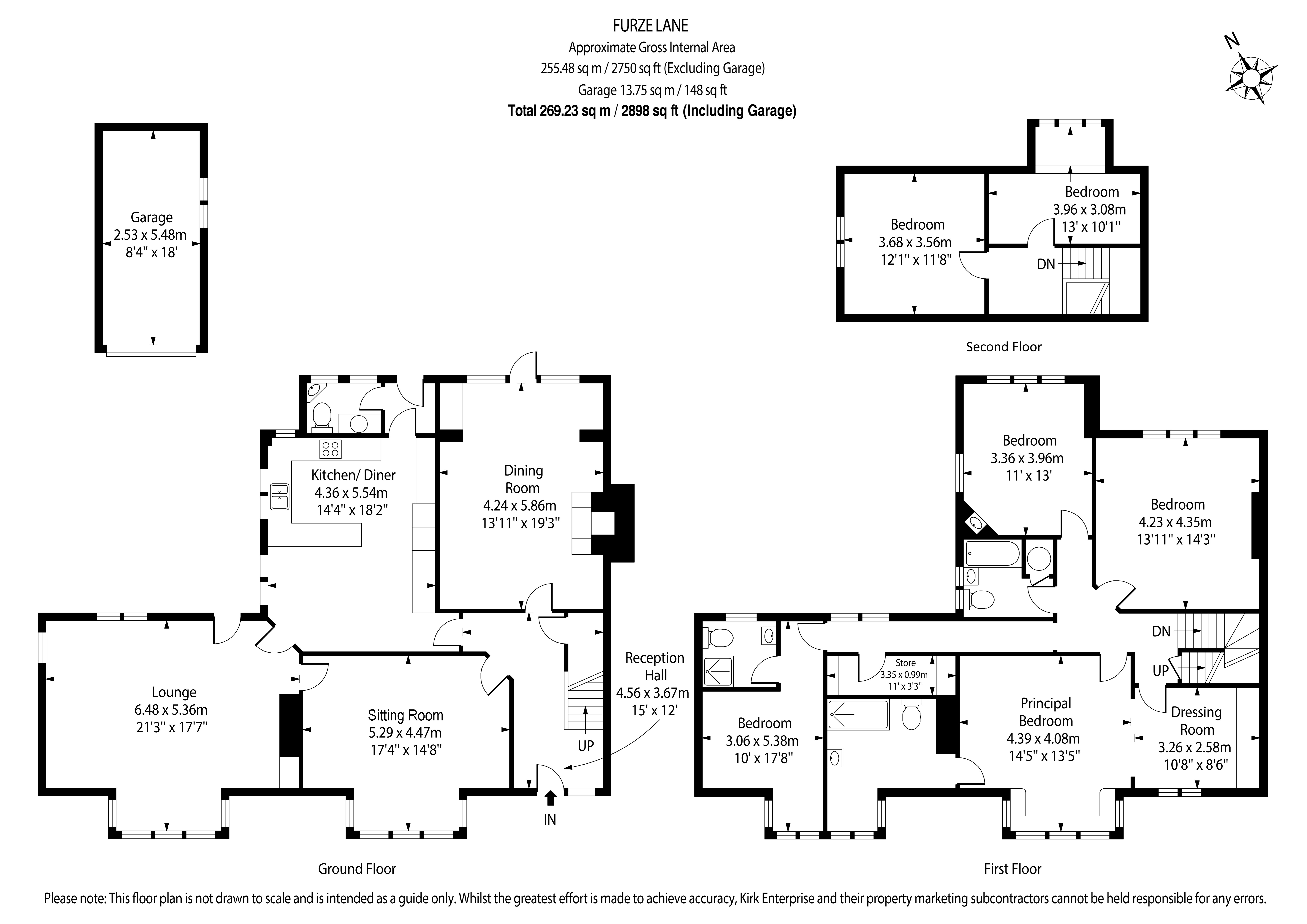 30, Furze Lane, Purley floorplan