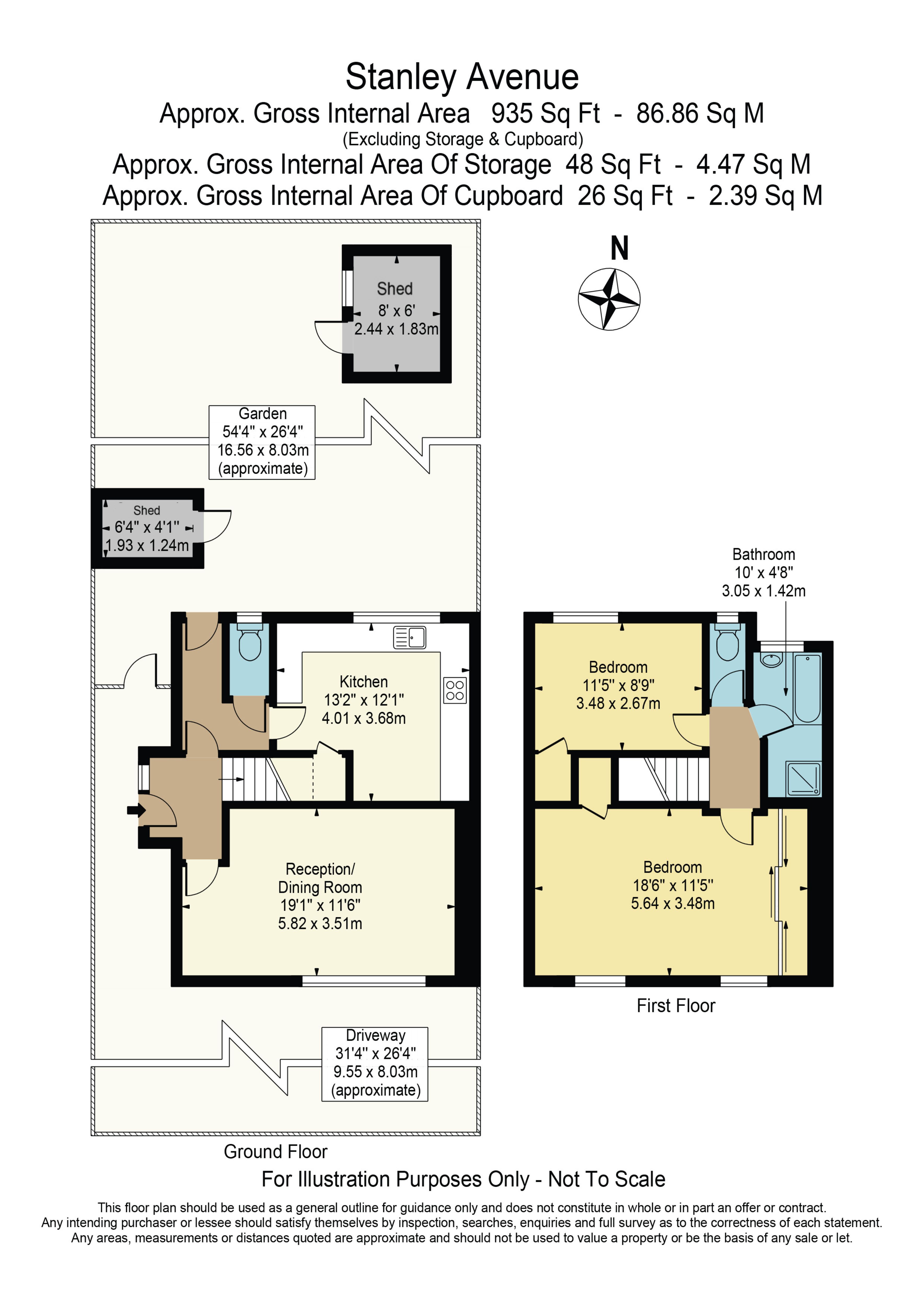 Stanley Avenue, Dagenham floorplan