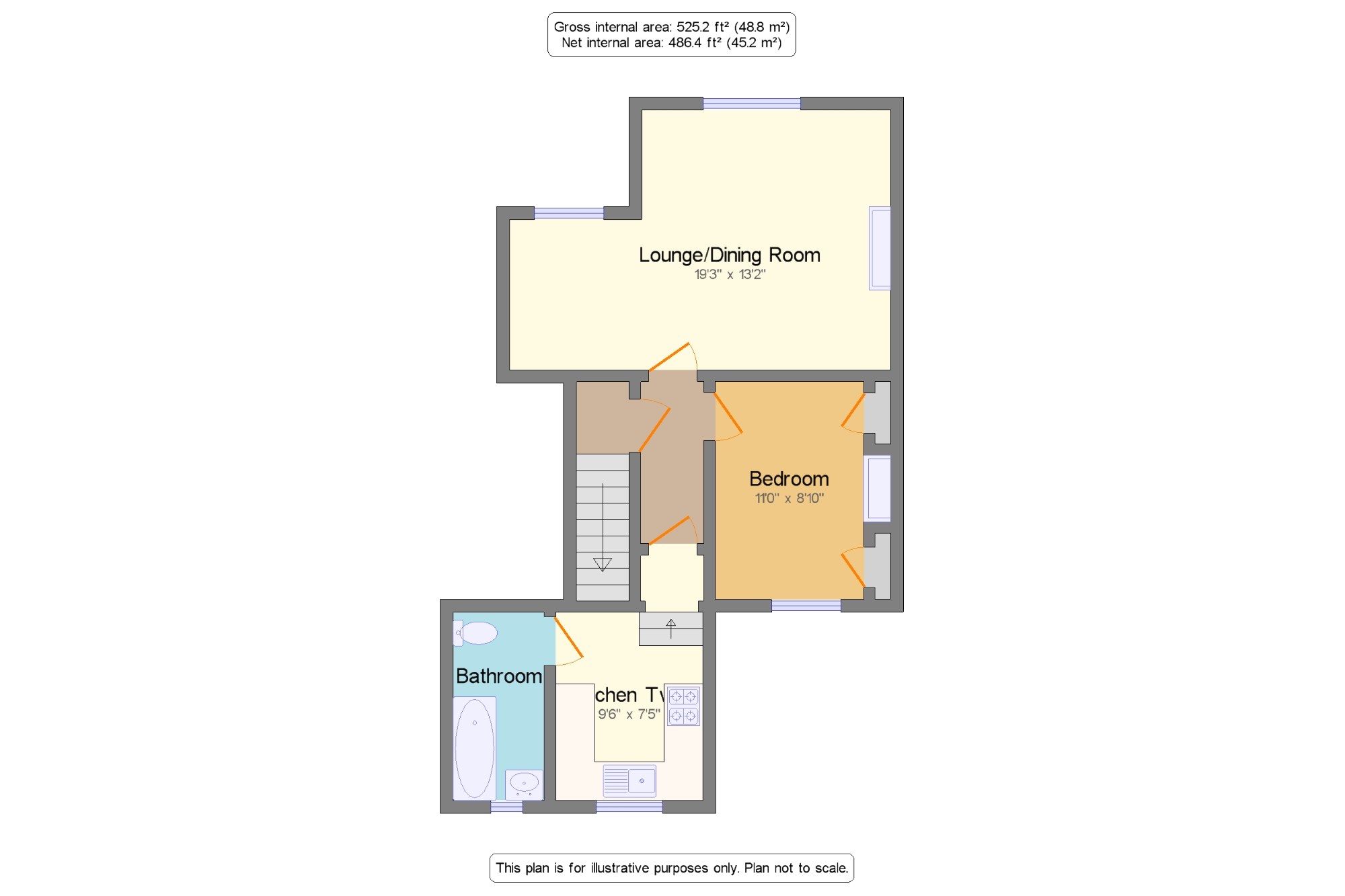 1 Bedrooms Flat for sale in Parrock Street, Gravesend, Kent, England DA12