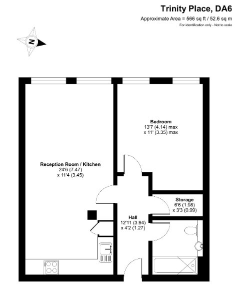 4 Albery Apartments, 19 Trinity Place, Kent floorplan