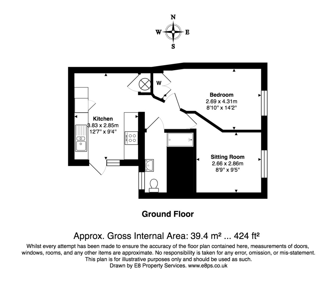 55B, Grove Street, Wantage floorplan